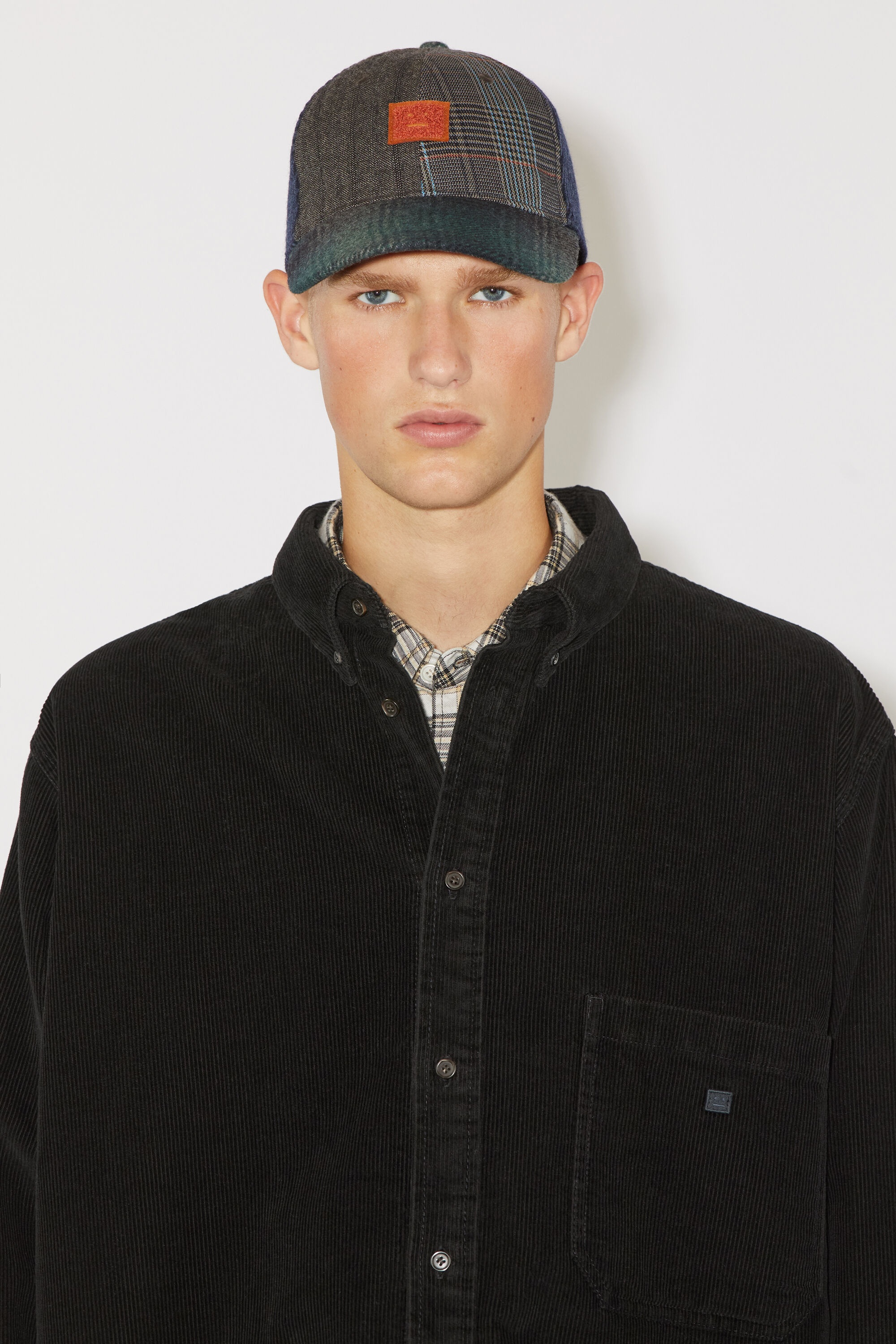 Corduroy overshirt - Black - 6