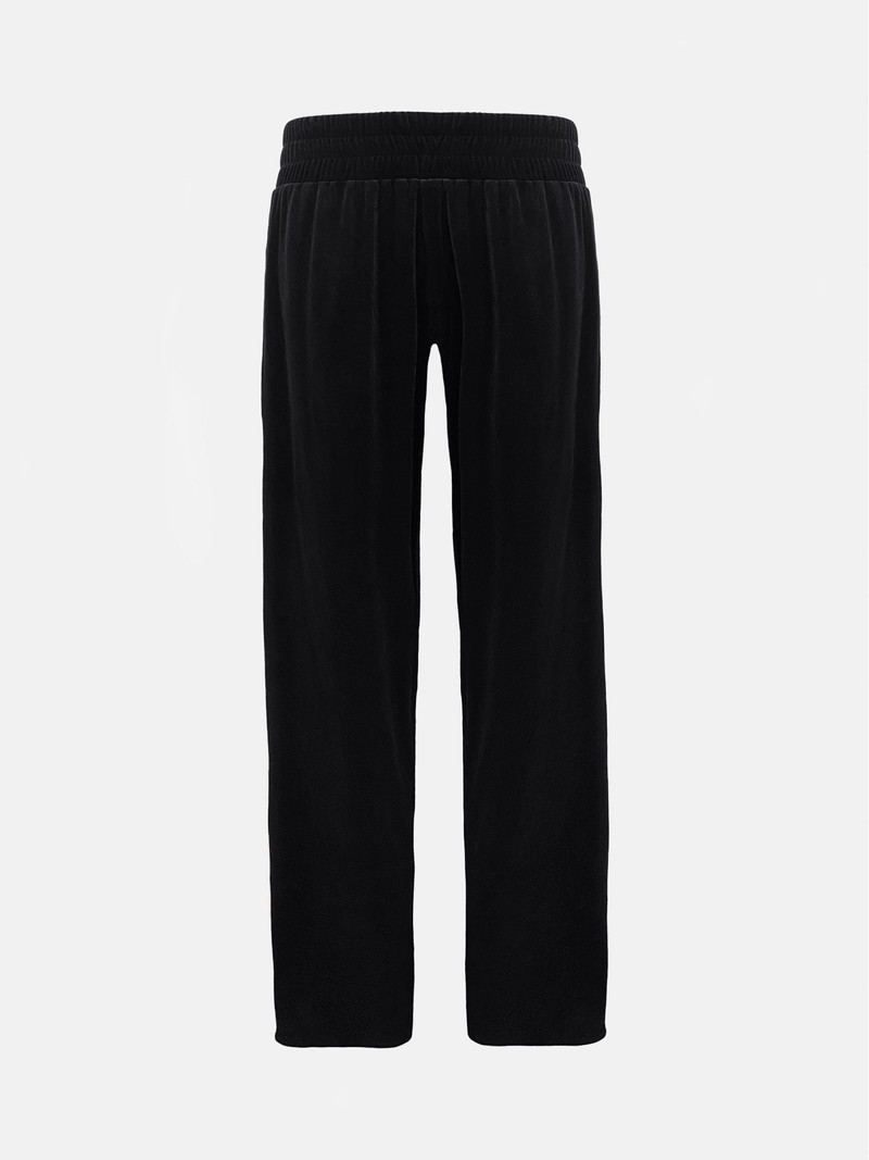 S*X TAPE TRACKSUIT BOTTOMS VELOUR BLACK - 1