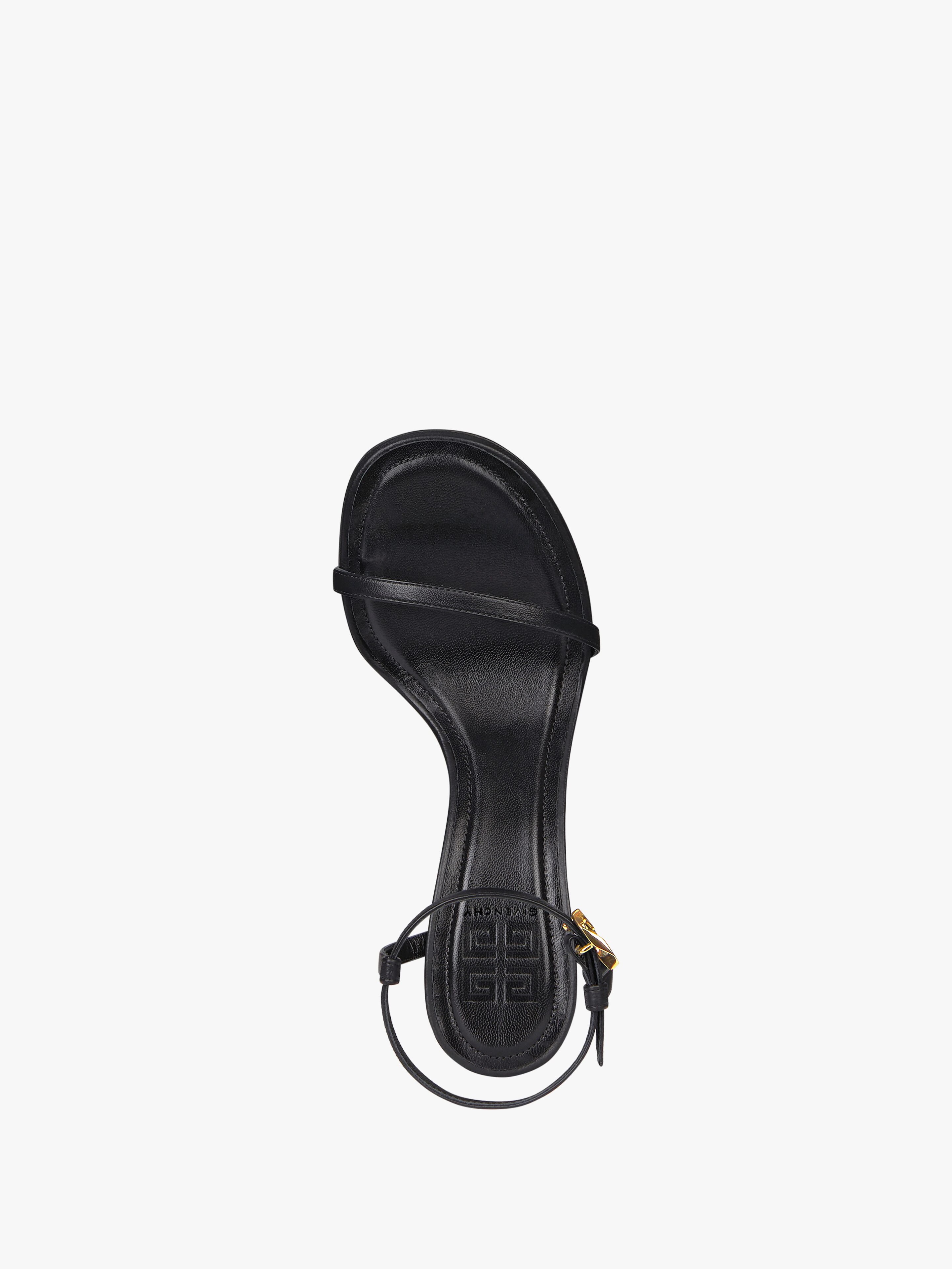G CUBE SANDALS IN LEATHER - 4