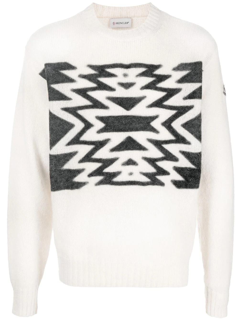 patterned intarsia-knit jumper - 1