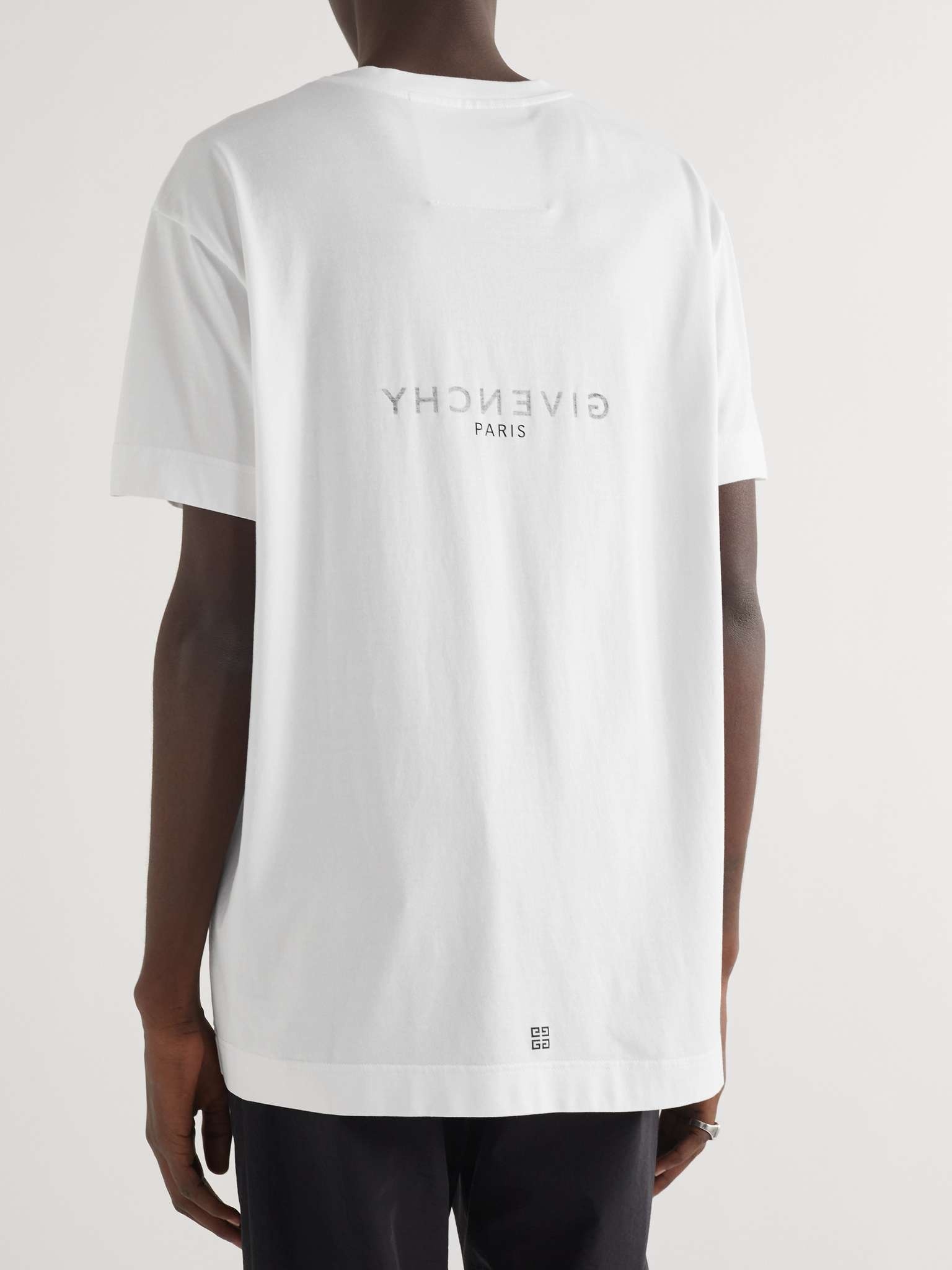 Oversized Logo-Print Cotton-Jersey T-Shirt - 4