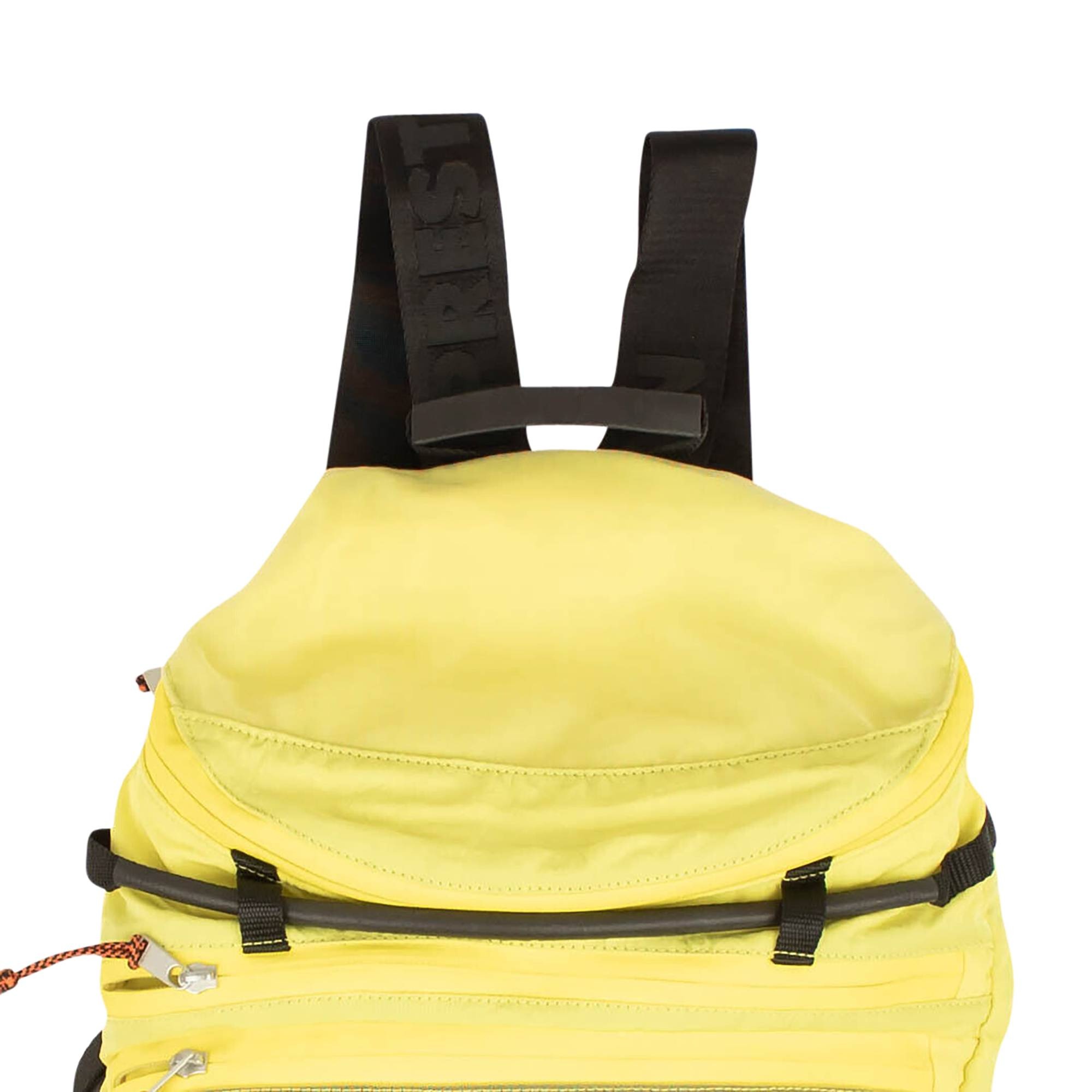 Heron Preston Nylon Mesh Backpack 'Yellow' - 3