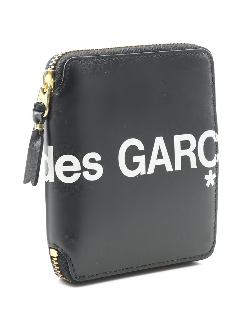 Comme Des Garçons 2020s logo round-zip wallet outlook