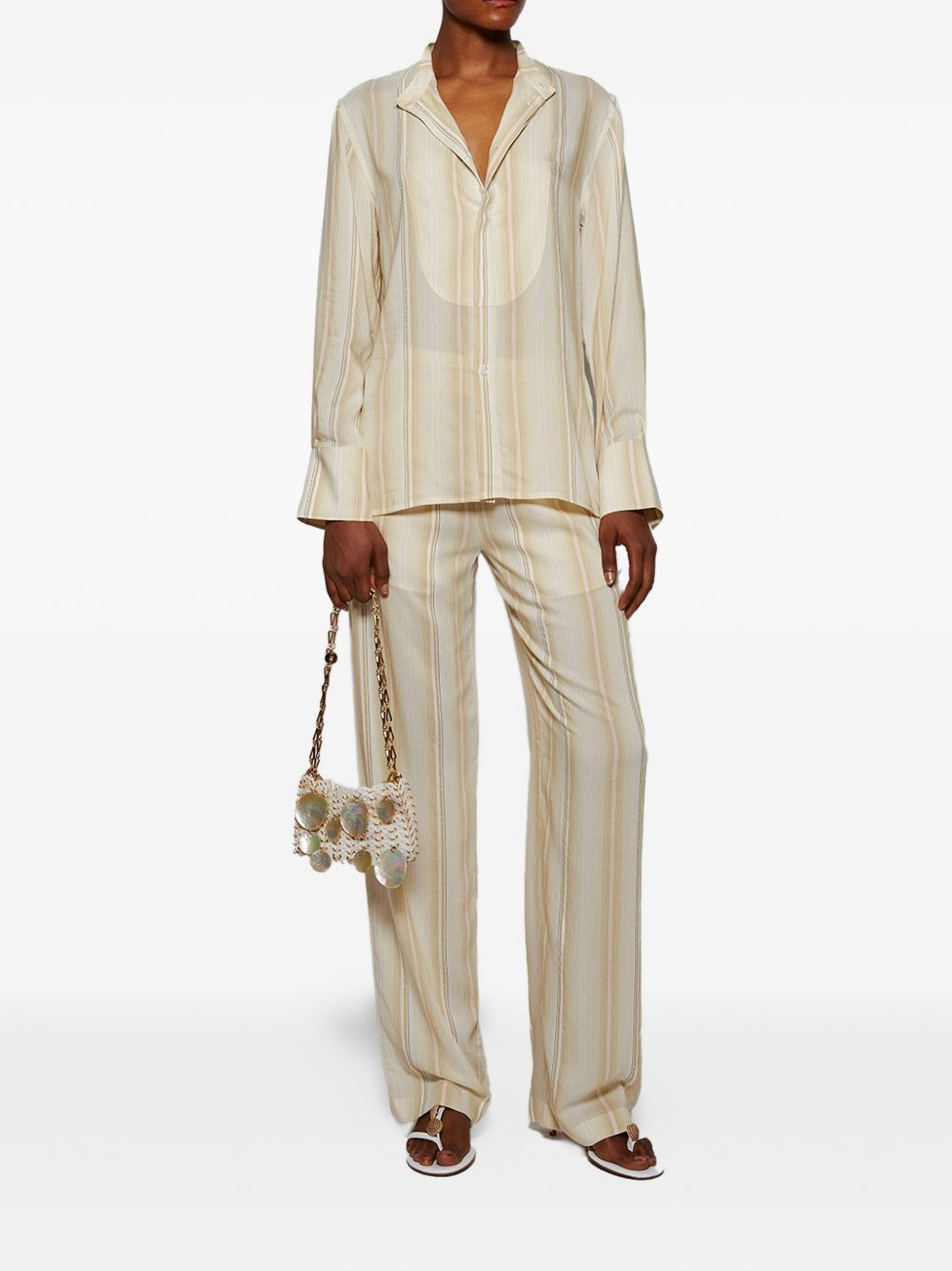 stripe long-sleeve shirt - 2