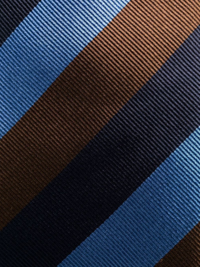 Church's diagonal stripe-print silk tie outlook