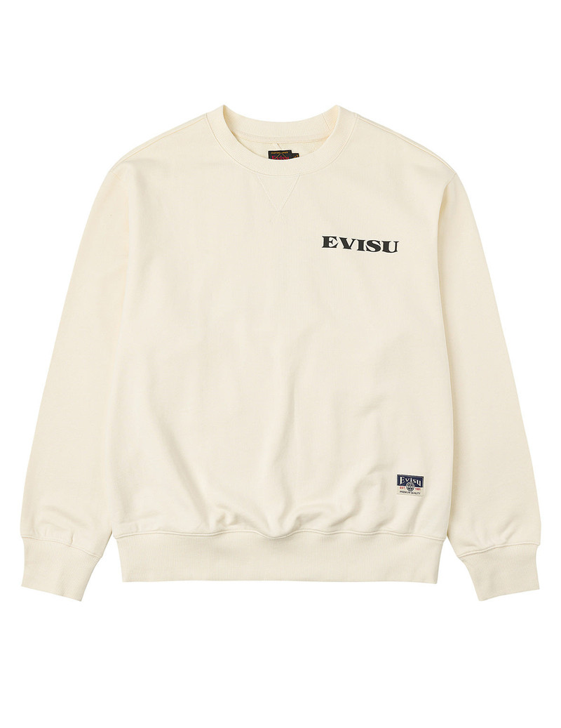 EVISU Seagull Brocade Appliqué Relax Fit Sweatshirt outlook