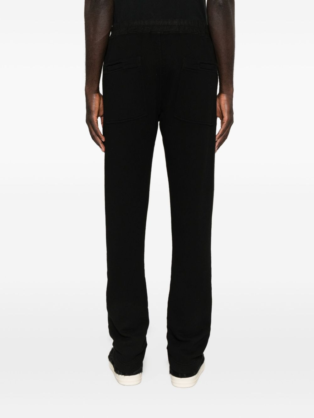 drawstring cotton trousers - 4