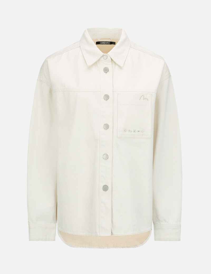 EVISU Logo Embroidery Denim Jacket outlook