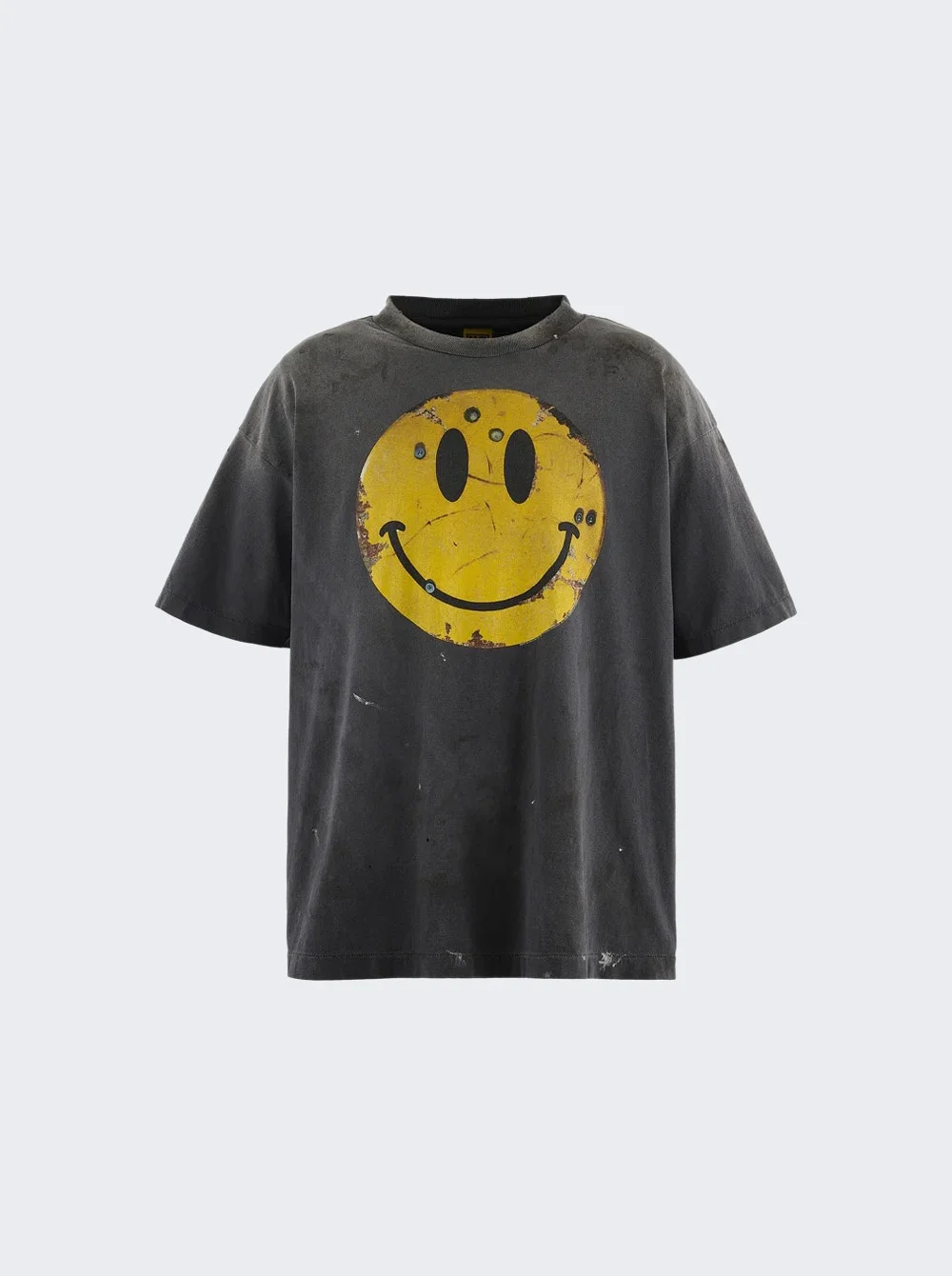 X The Klf Smile Tee Washed Black - 1
