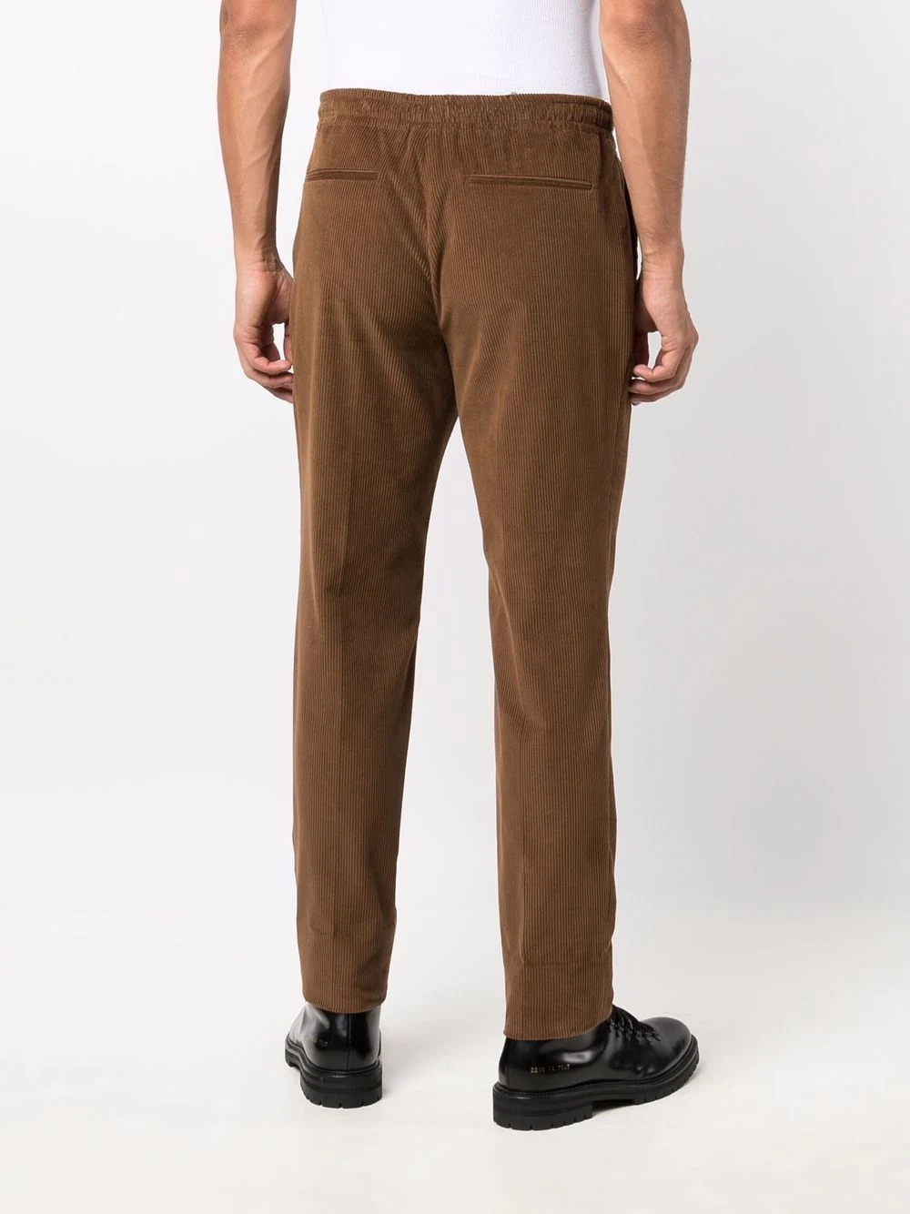 corduroy straight-leg trousers - 4