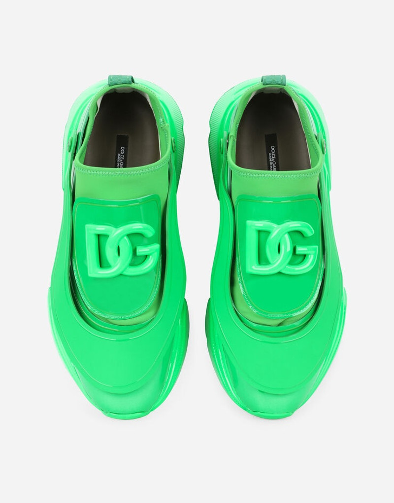Mixed-material Day Master slip-on sneakers 4
