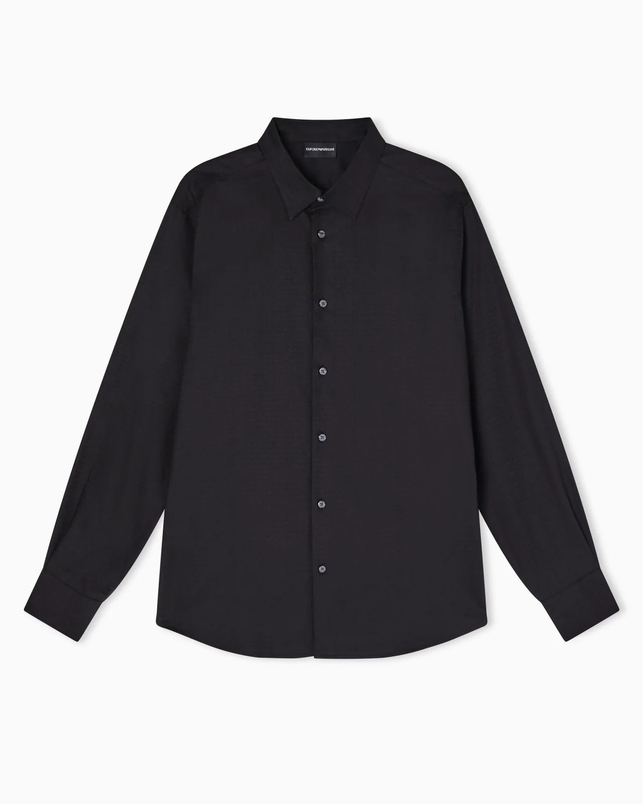 JACQUARD SHIRT WITH ALL-OVER LETTERING - 1