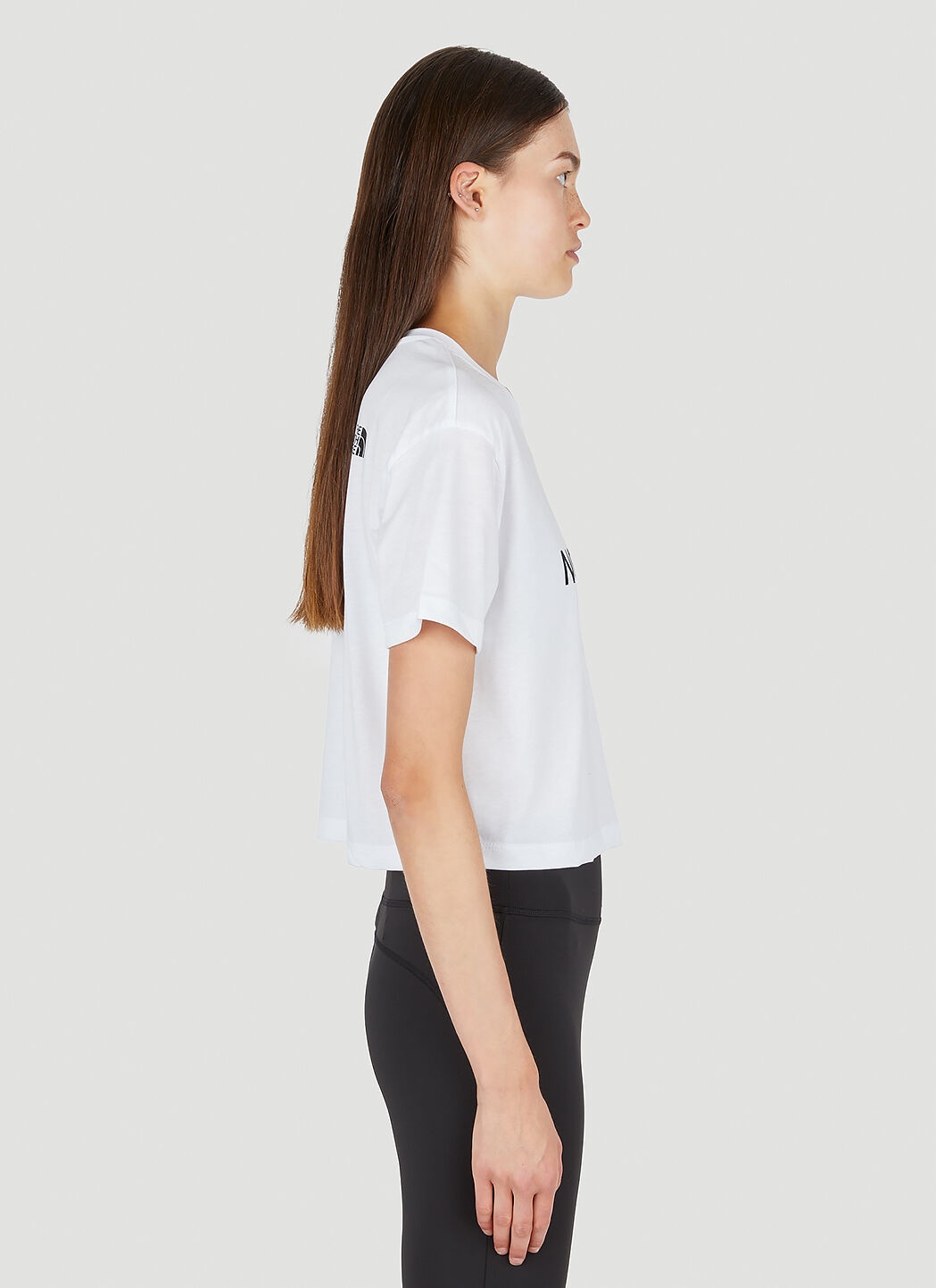 Logo Print Cropped T-Shirt - 3