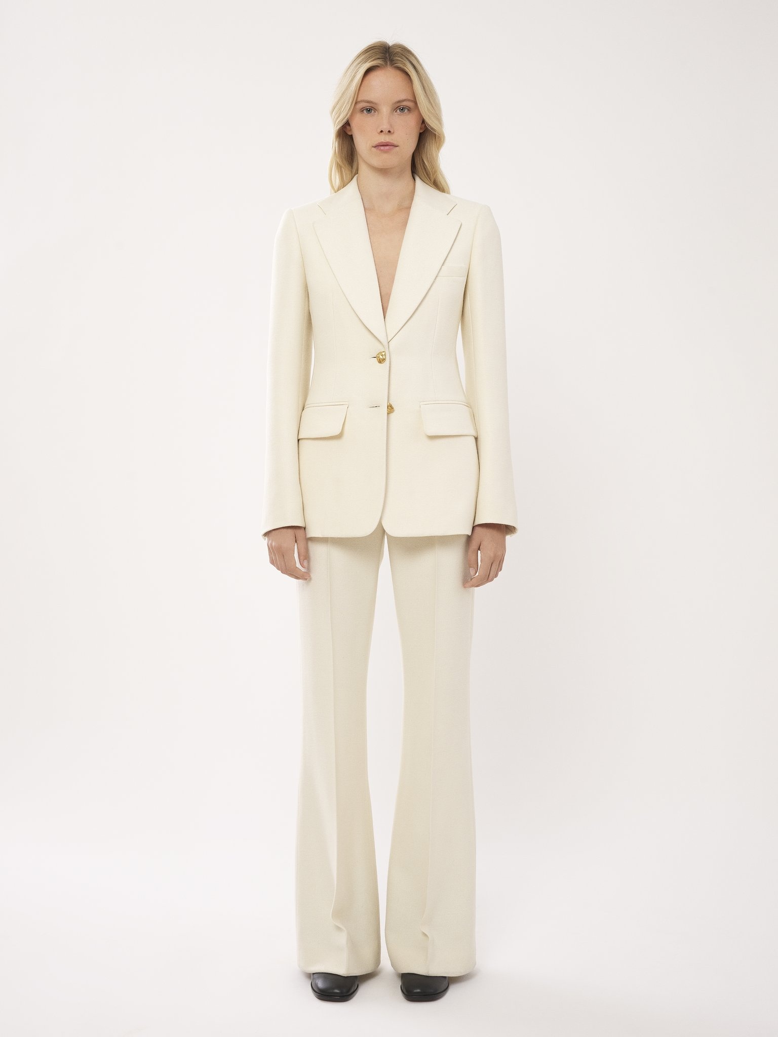 HIGH-WAISTED FLARE PANTS - 7