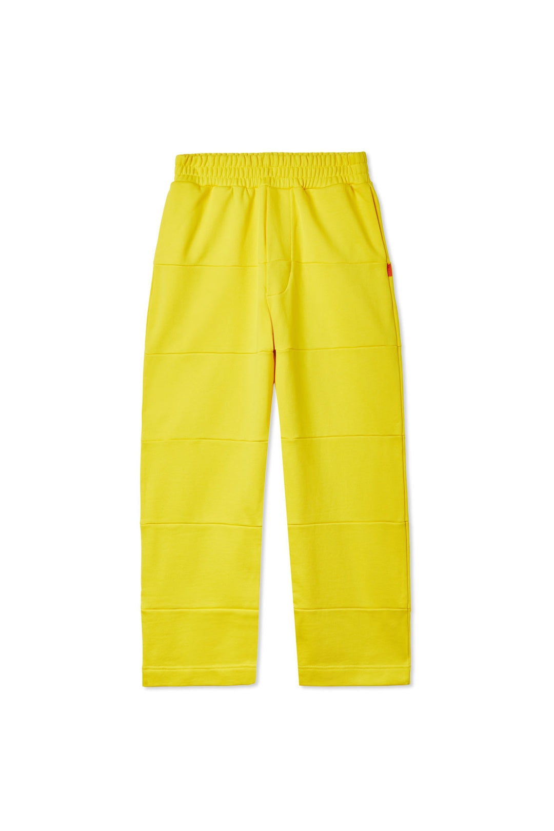 PANEL ELASTIC PANTS / light yellow - 1