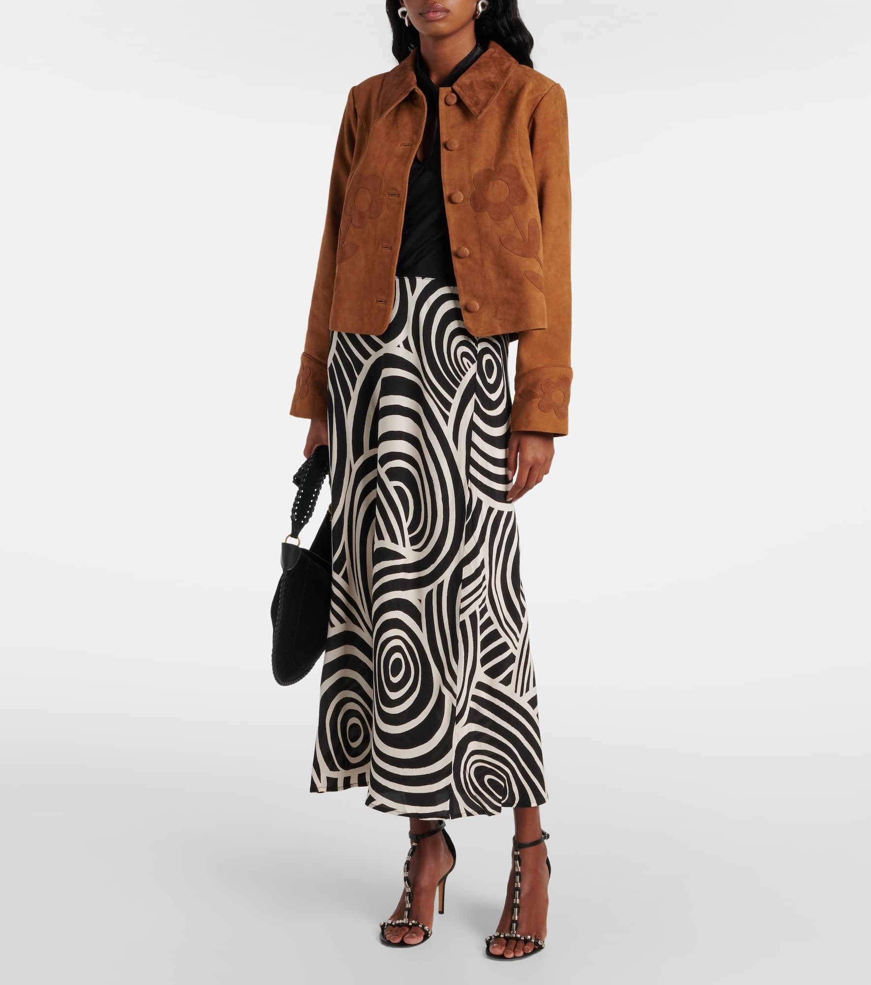 Dionne appliqué suede jacket - 2