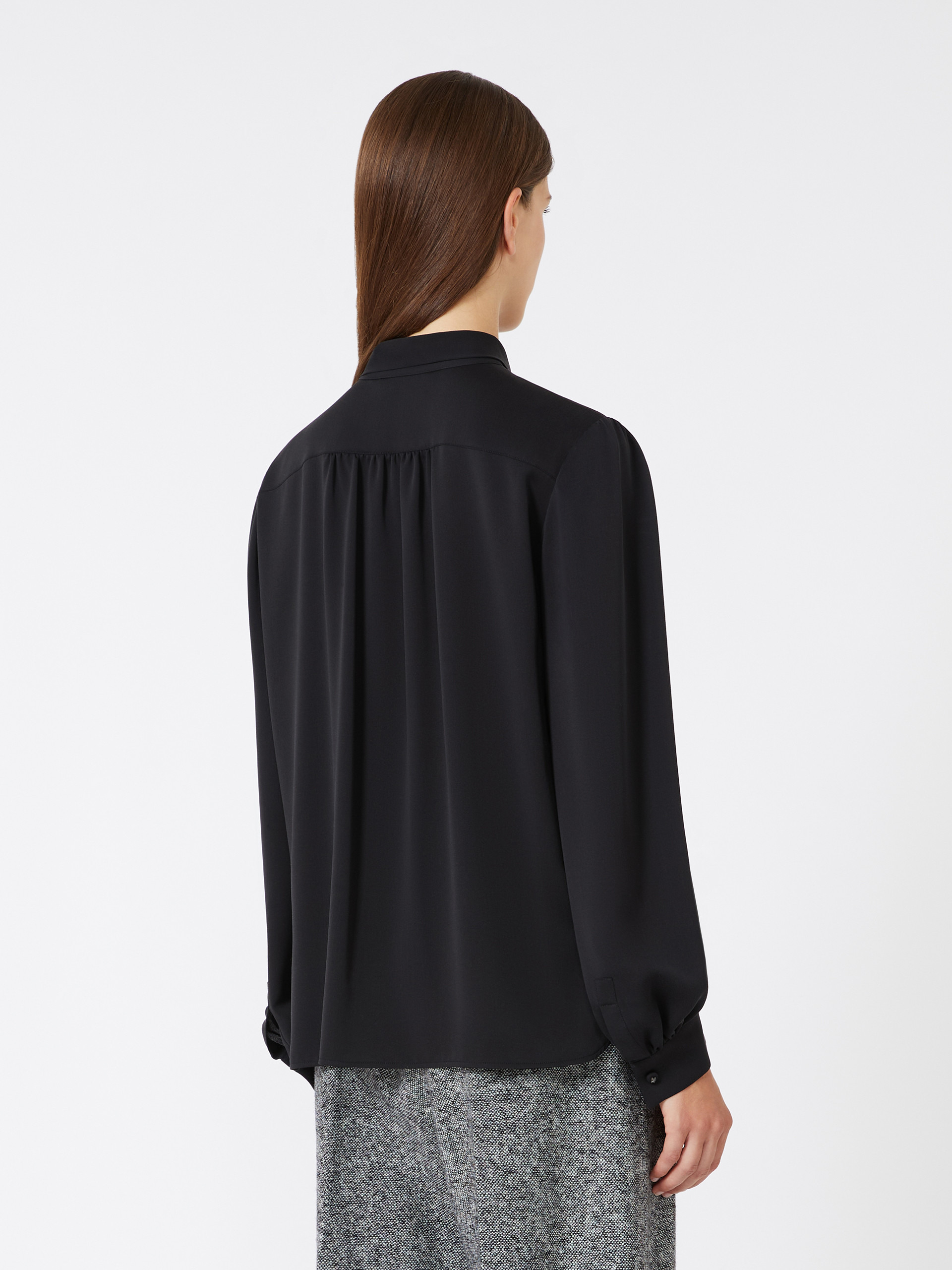 MELANIA Silk charmeuse shirt - 4