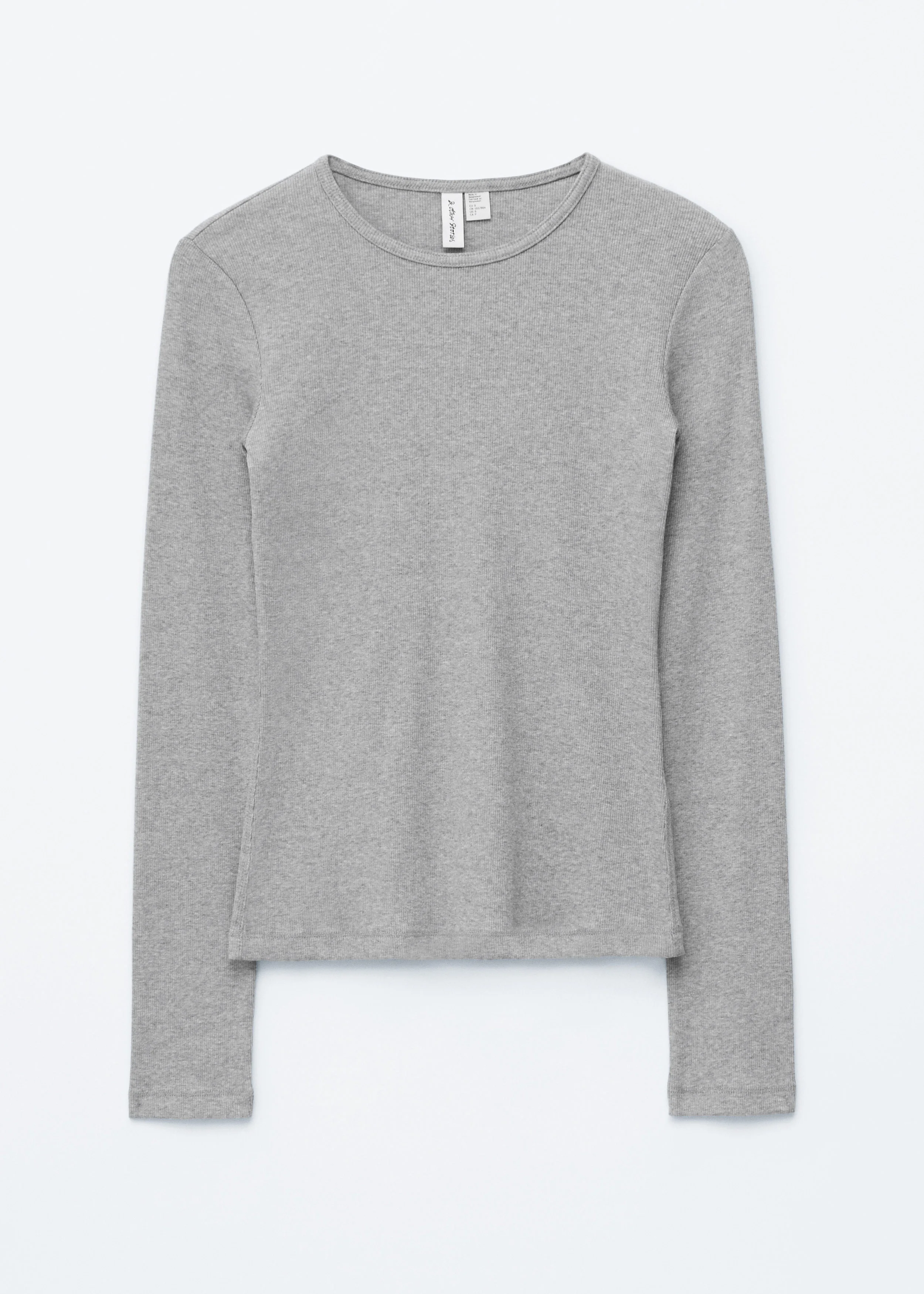 Ribbed Long-Sleeve Top - 1