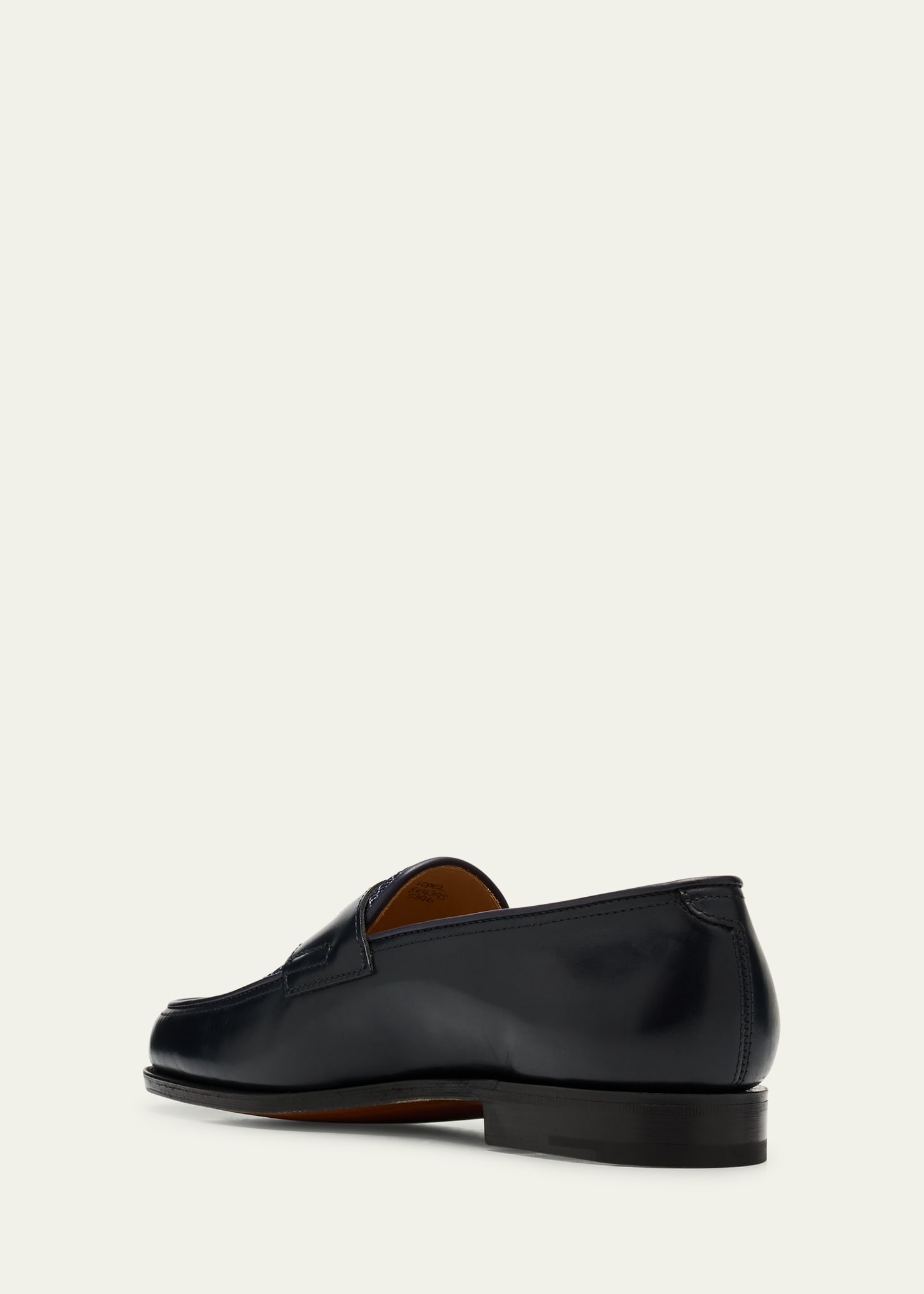 Men's Lopez Denim and Leather Penny Loafers - 2