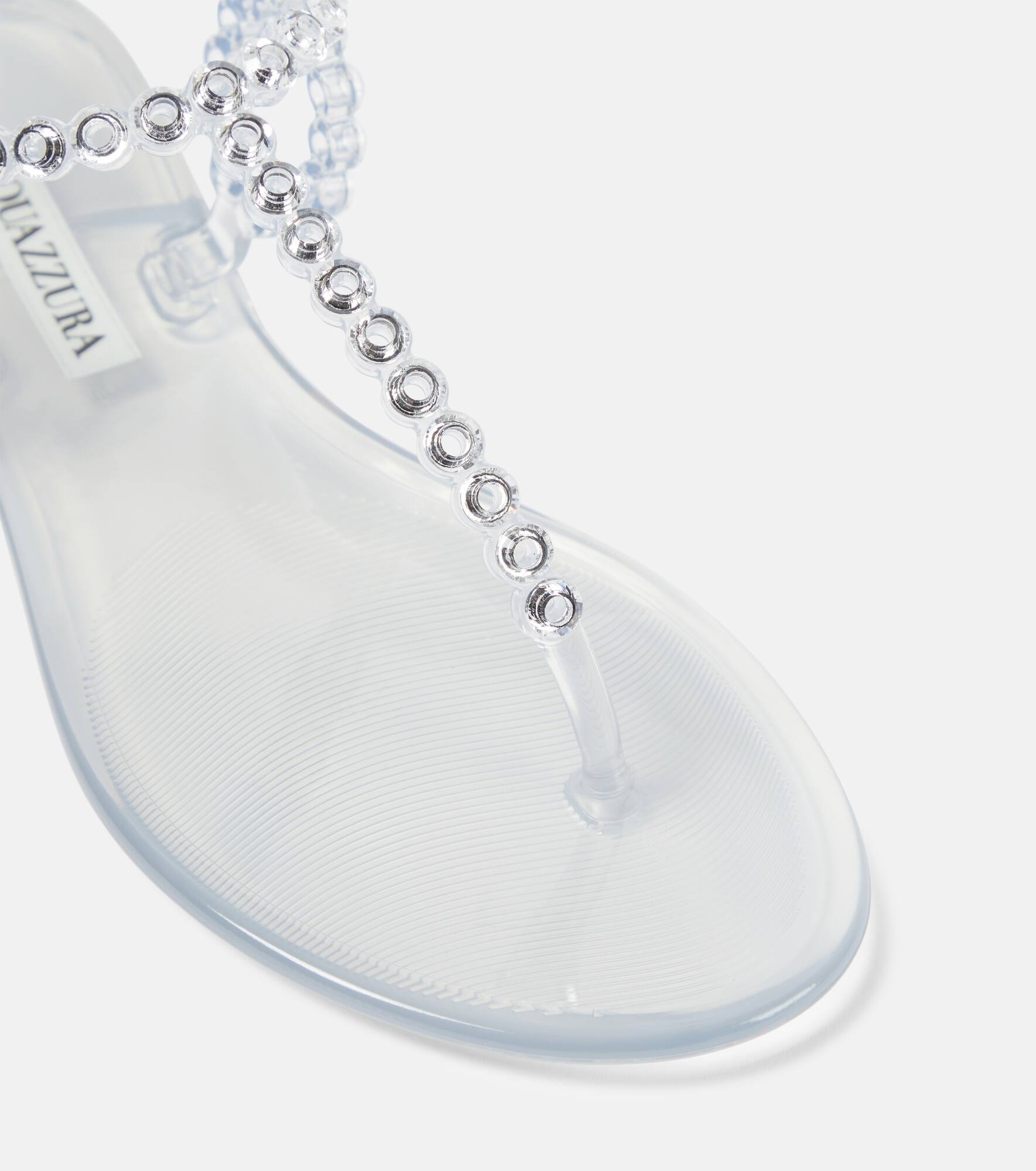 Almost Bare embellished PVC sandals - 6