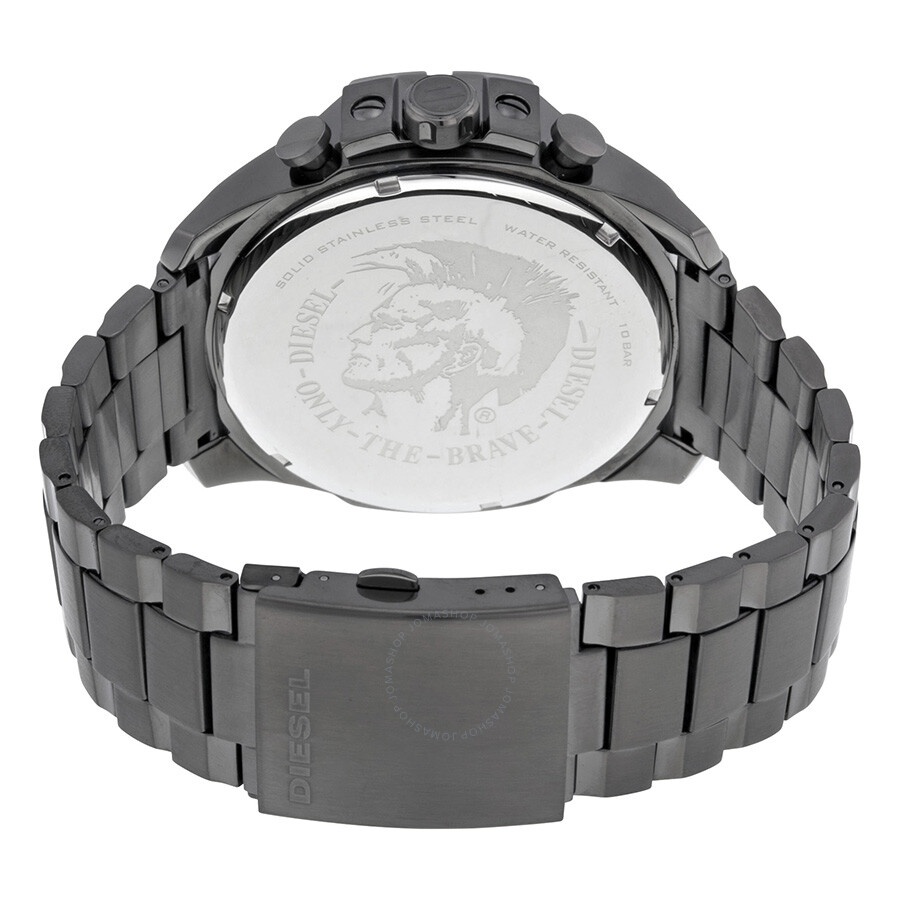 Diesel Mega Chief Chronograph Grey Dial Gunmetal Men's Watch DZ4282 - 3