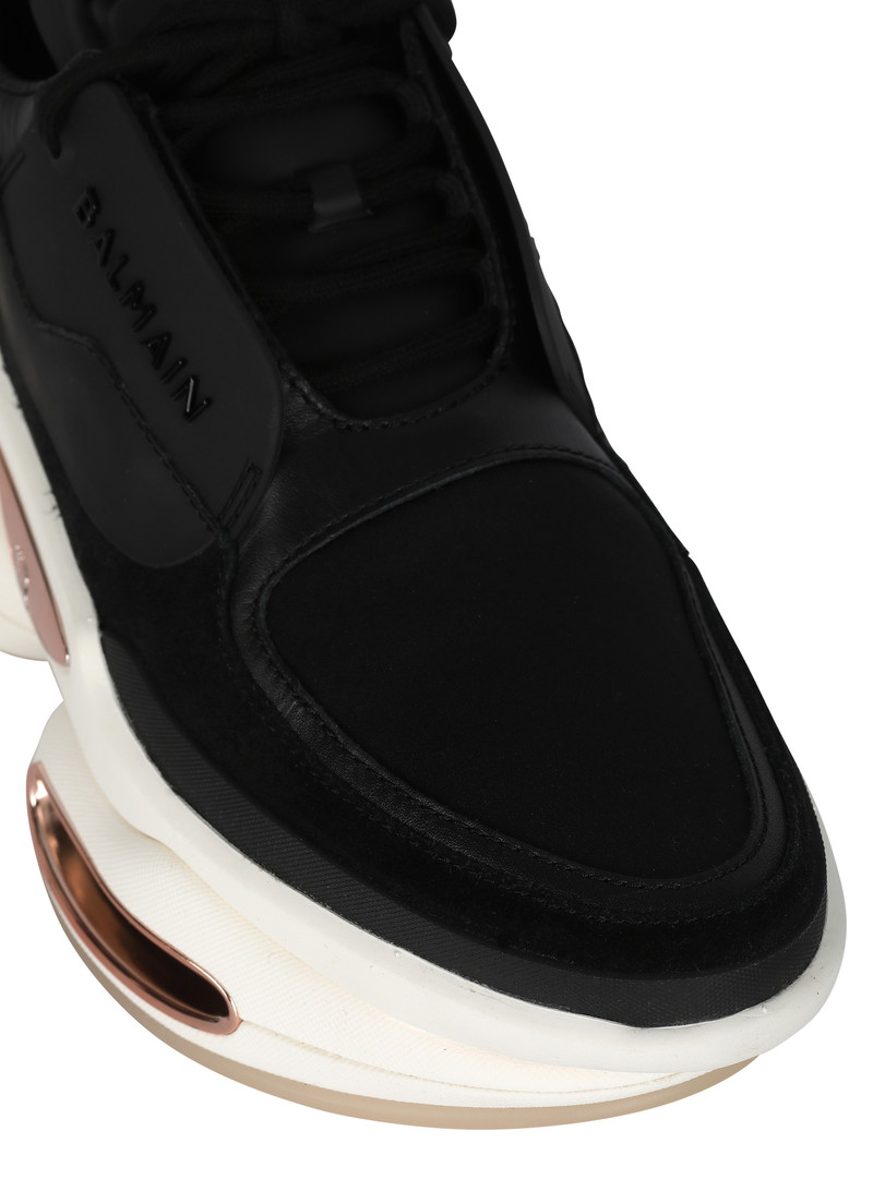 Bicolor jacquard B-Court high-top sneakers 7