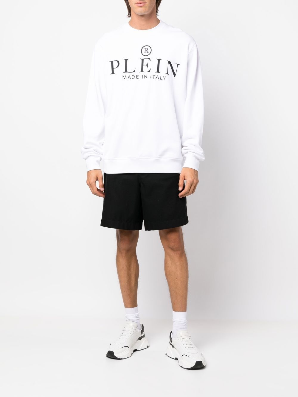 logo-print long-sleeve sweatshirt - 2