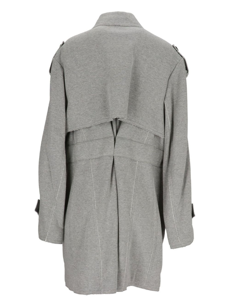 TOM FORD belted button-fastening coat outlook