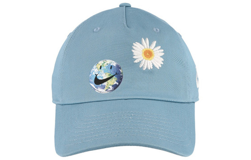 Nike (WMNS) Nike Sportswear Heritage86 Smile Floral Hat Cap 'Blue' DR2945-494 outlook
