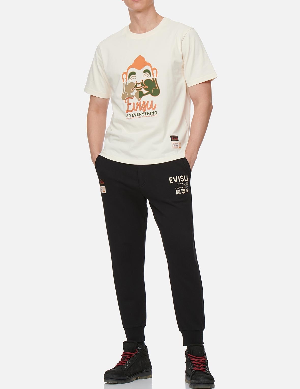 GODHEAD AND LOGO DAICOCK PRINT SWEATPANTS - 6