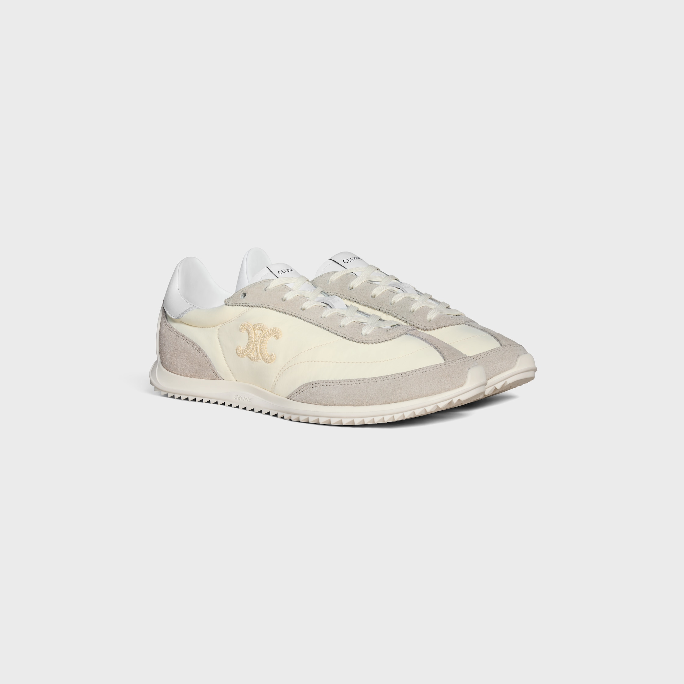 CELINE RACER LOW TOP SNEAKER IN NYLON, SUEDE CALFSKIN AND CALFSKIN - 2