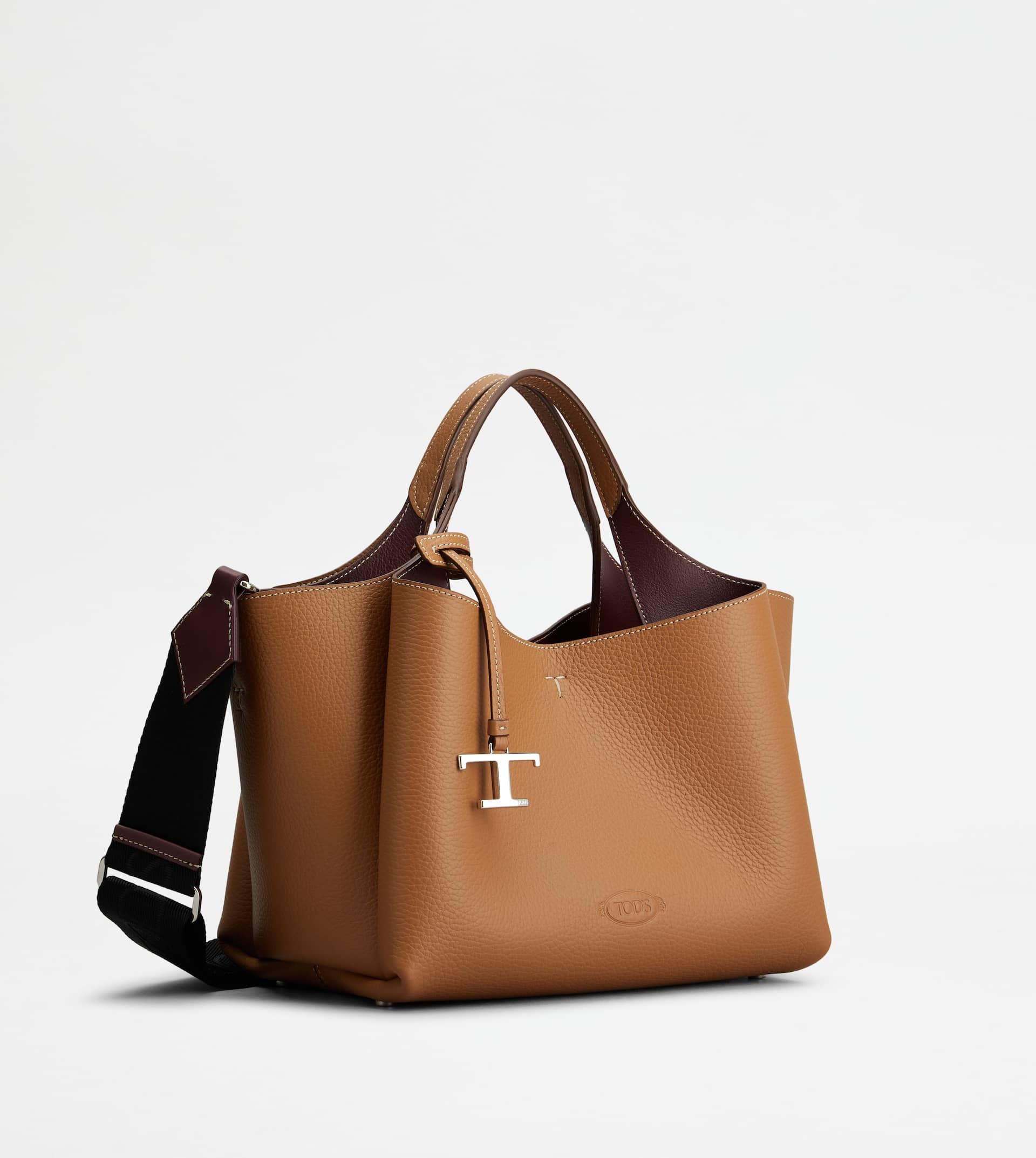 BAG IN LEATHER MINI - BROWN - 2