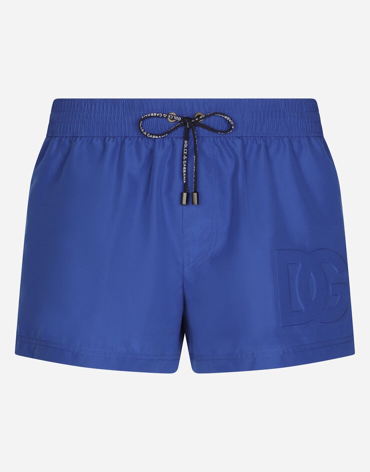Short swim trunks with embossed DG logo - 1