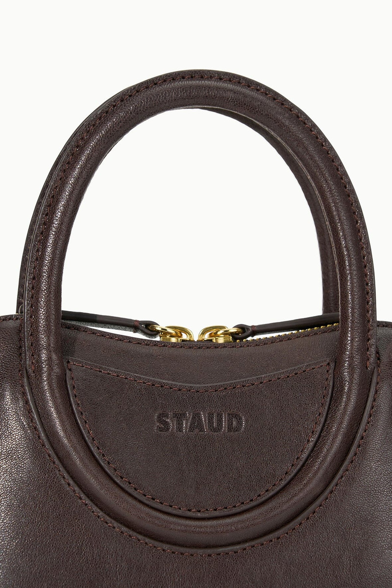 STAUD NAOMI MINI SATCHEL ESPRESSO 6