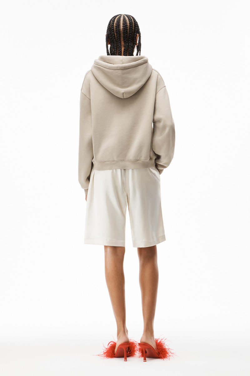 PUFF LOGO HOODIE IN STRUCTURED TERRY 4