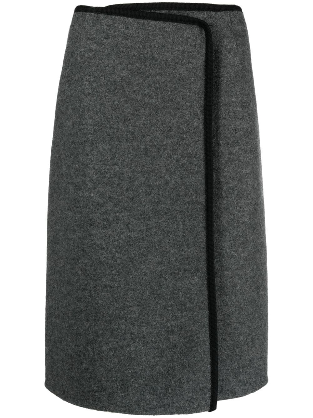 Walker virgin wool wrap skirt - 1