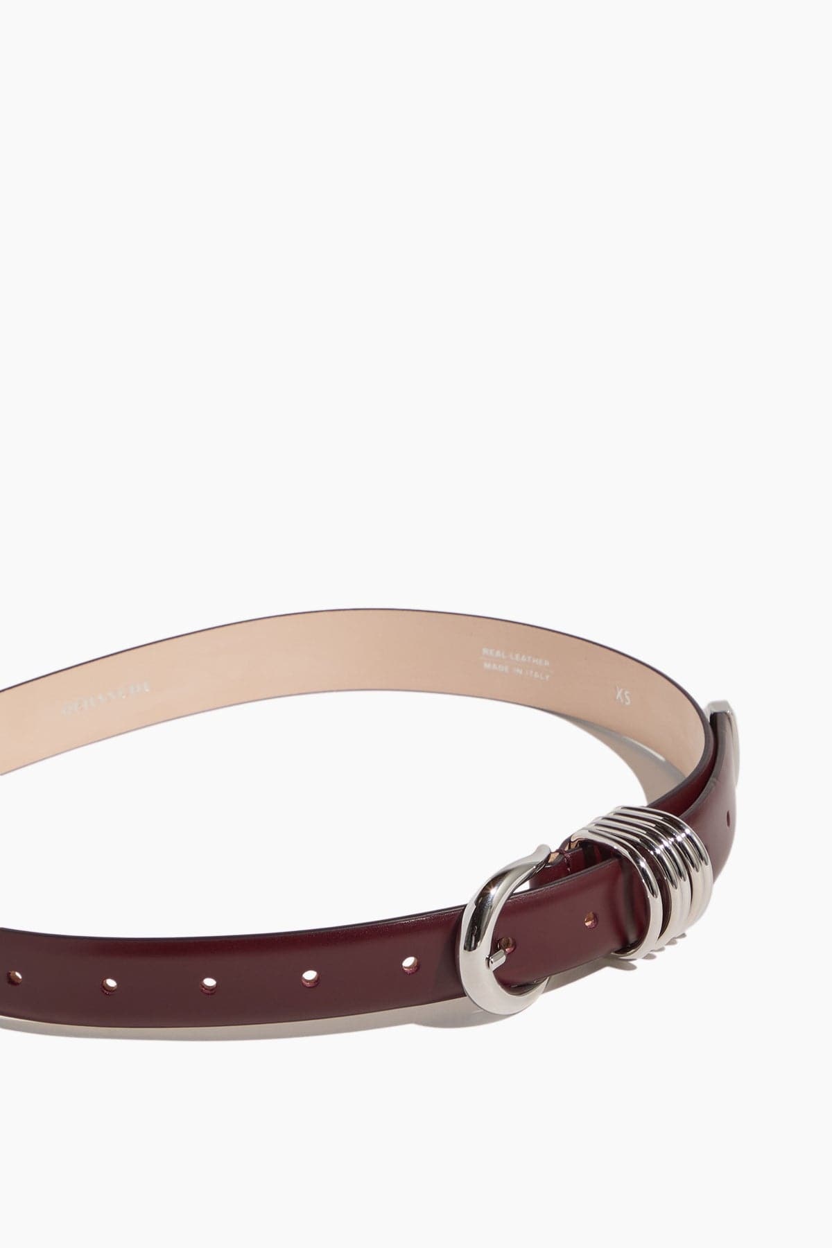 Hollyhock Belt in Bordeaux/Silver - 3