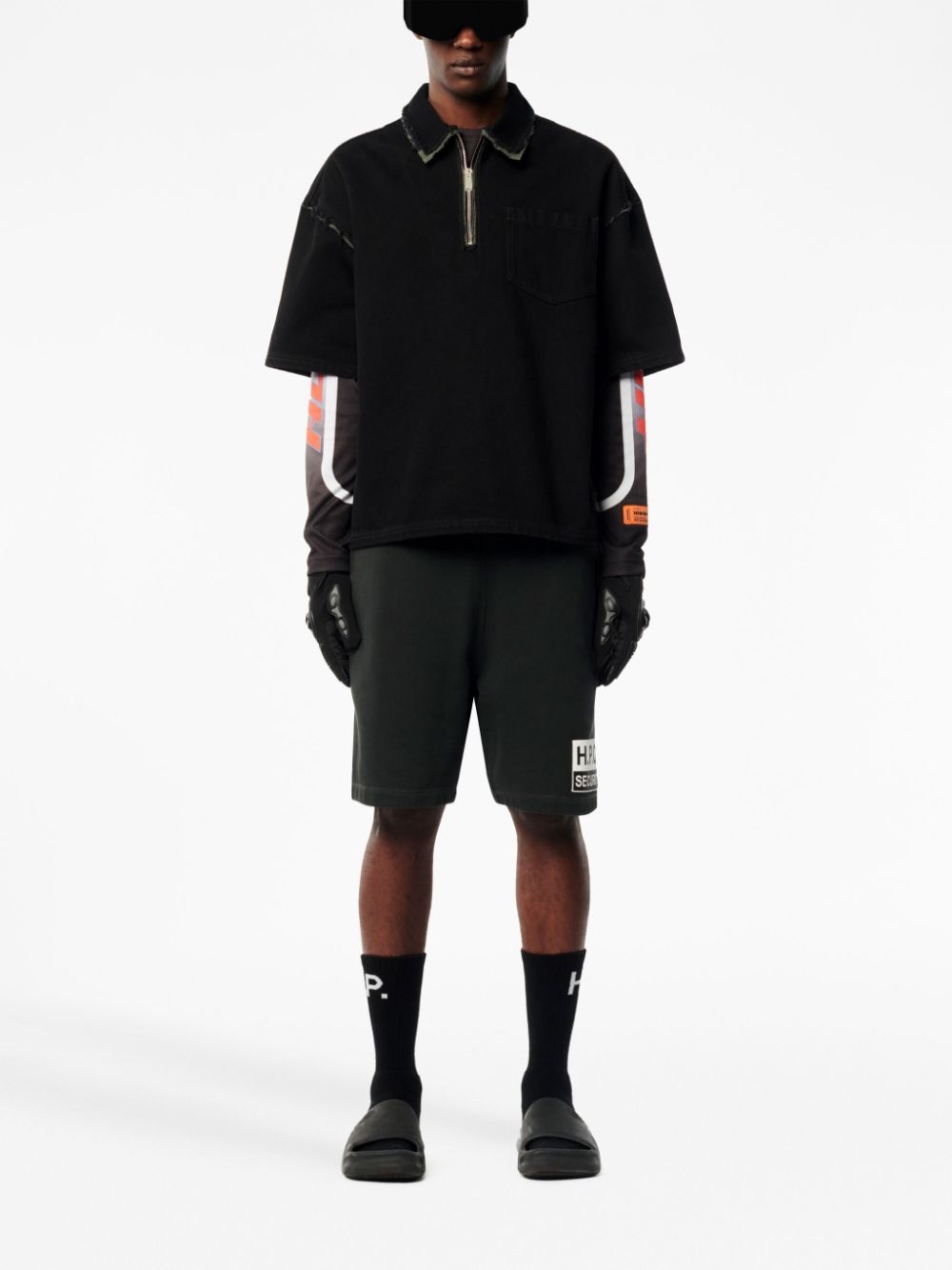 Security cotton track shorts - 2