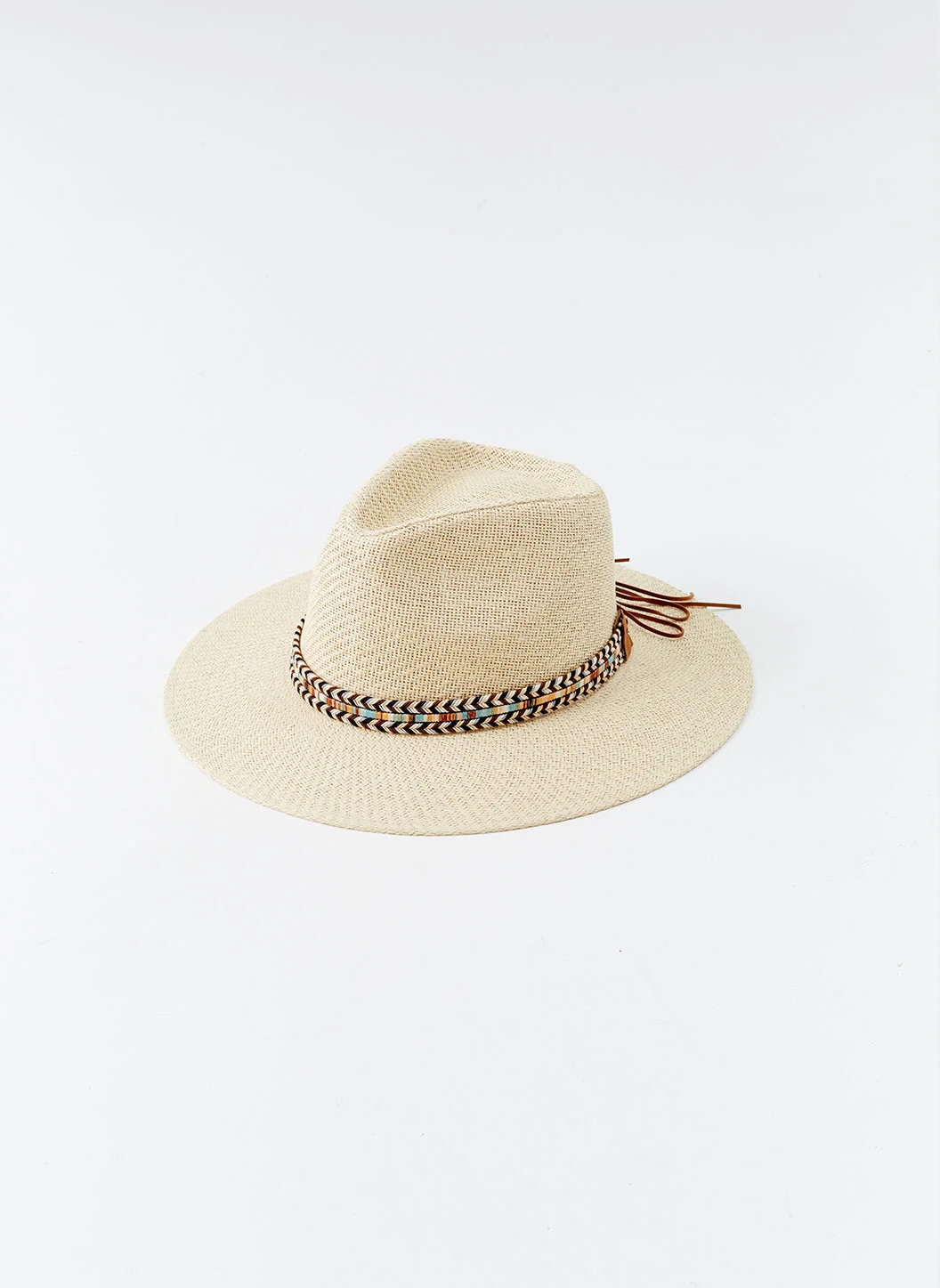 KATE BEIGE RIBBON HAT - 1