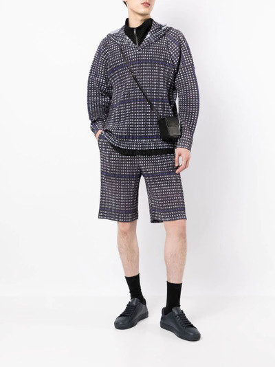 ISSEY MIYAKE Outer Mesh pullover hoodie outlook