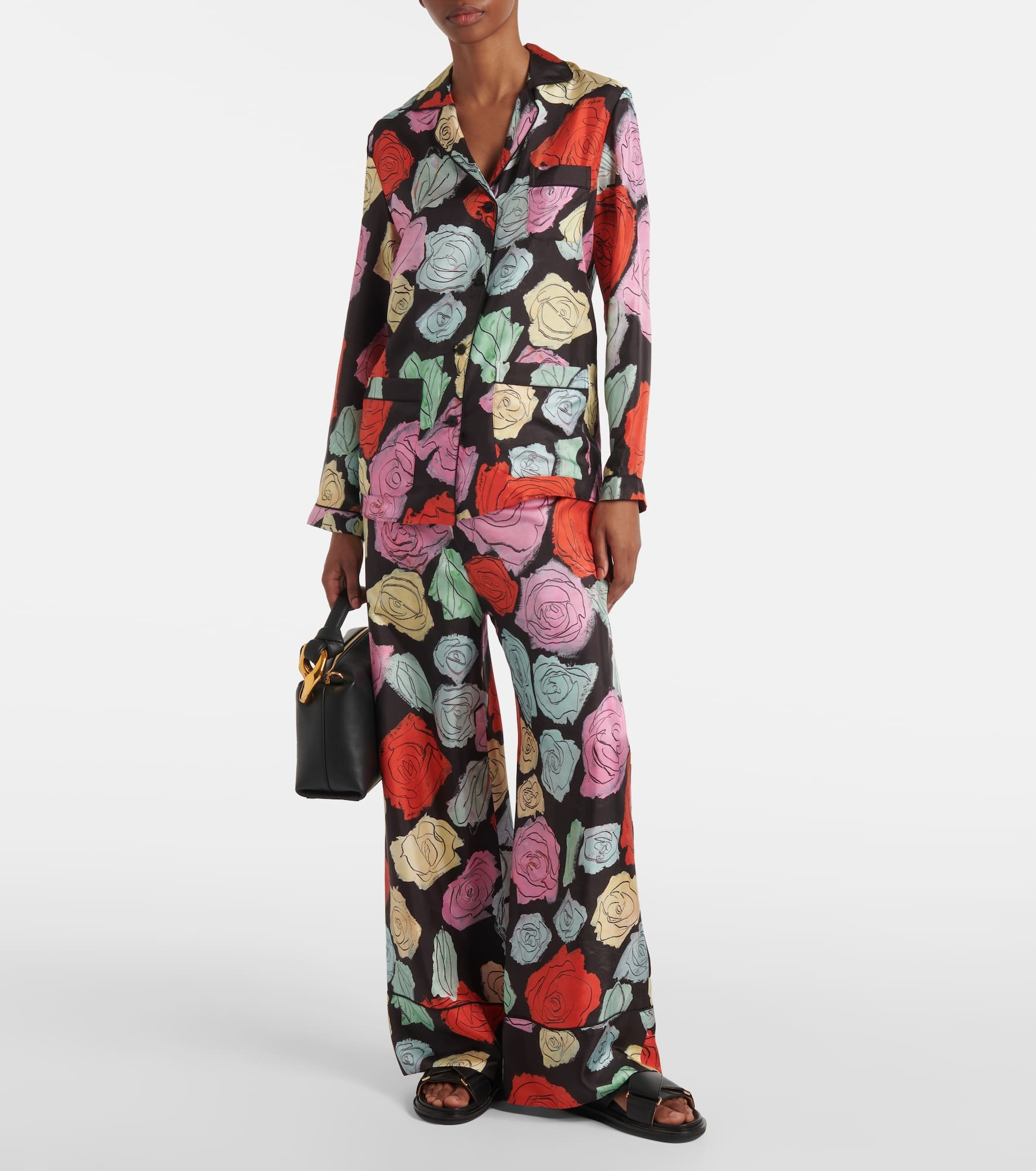 Floral silk shirt - 2