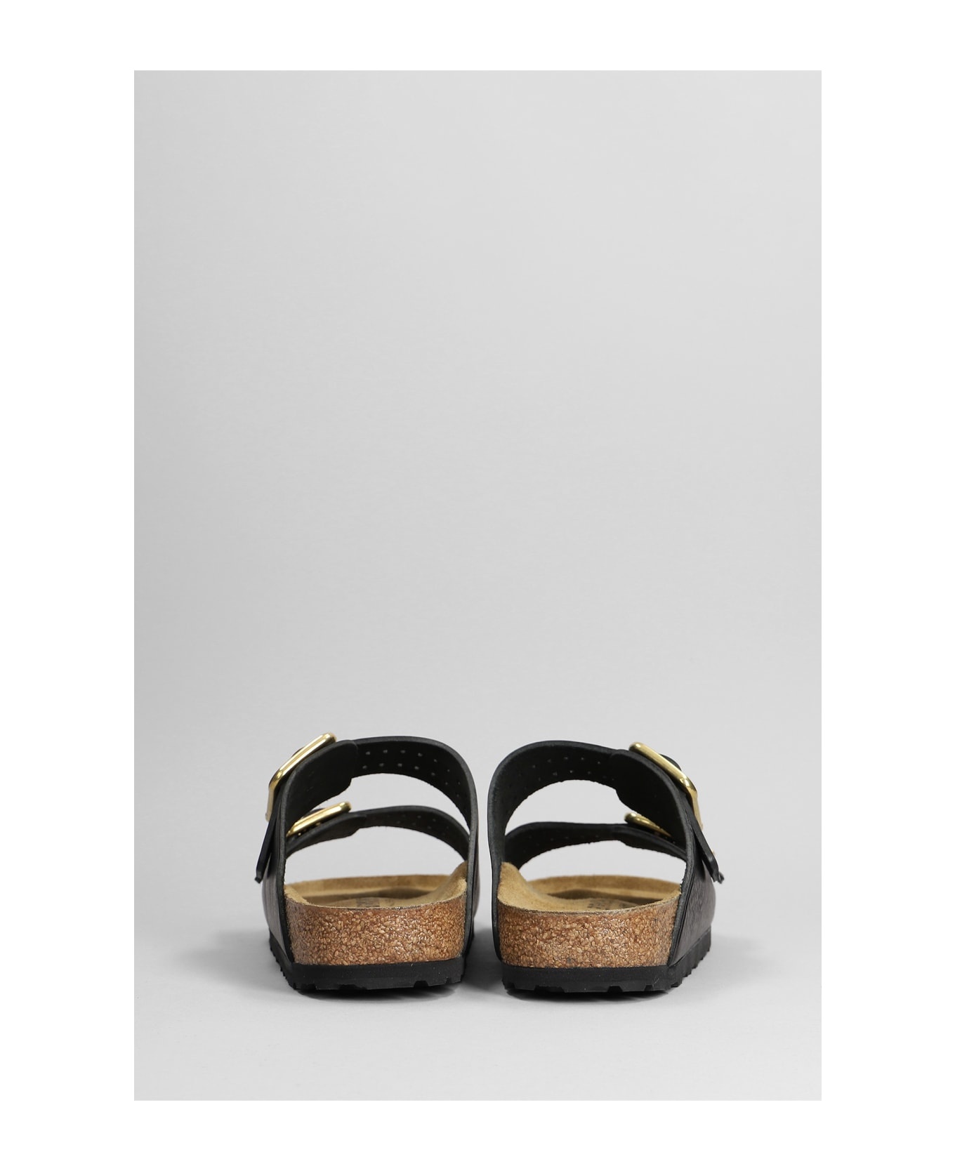 Arizona Bold Flats In Black Leather - 4