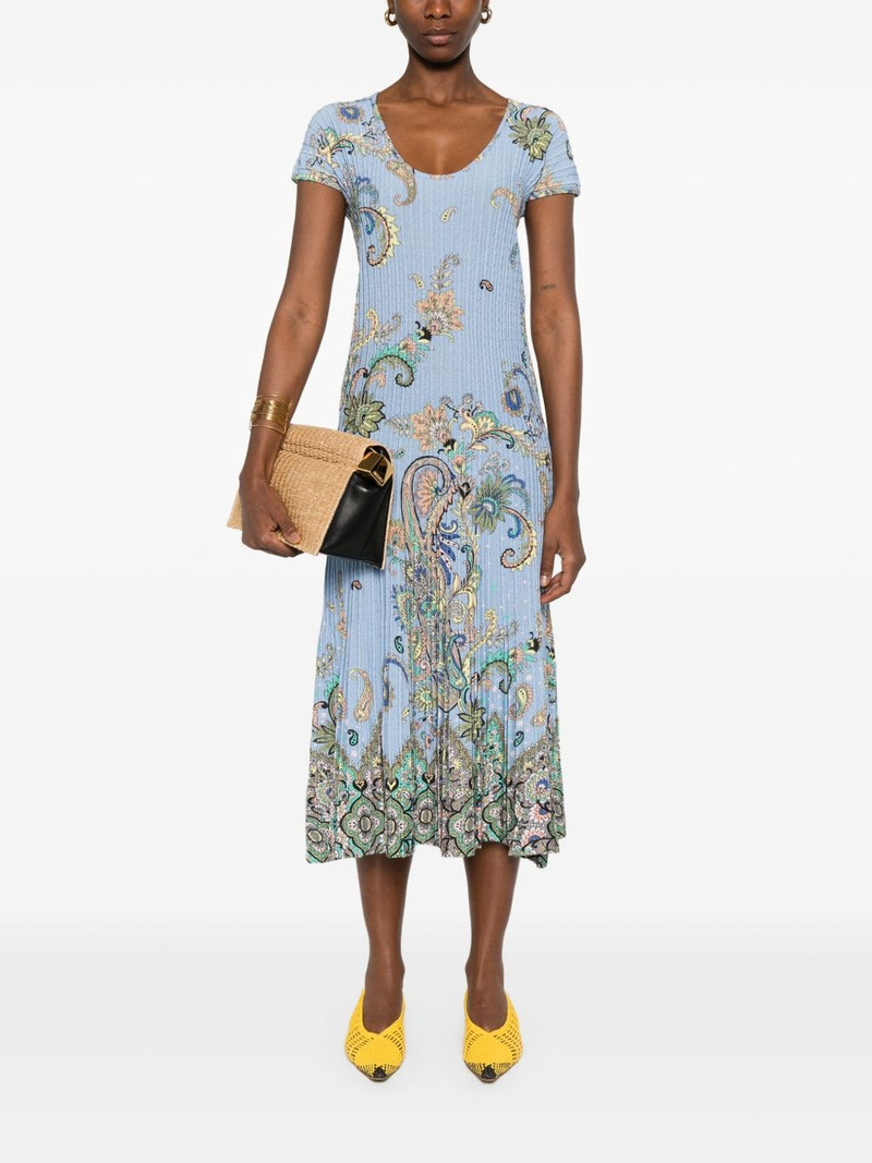 Etro paisley-print midi dress outlook