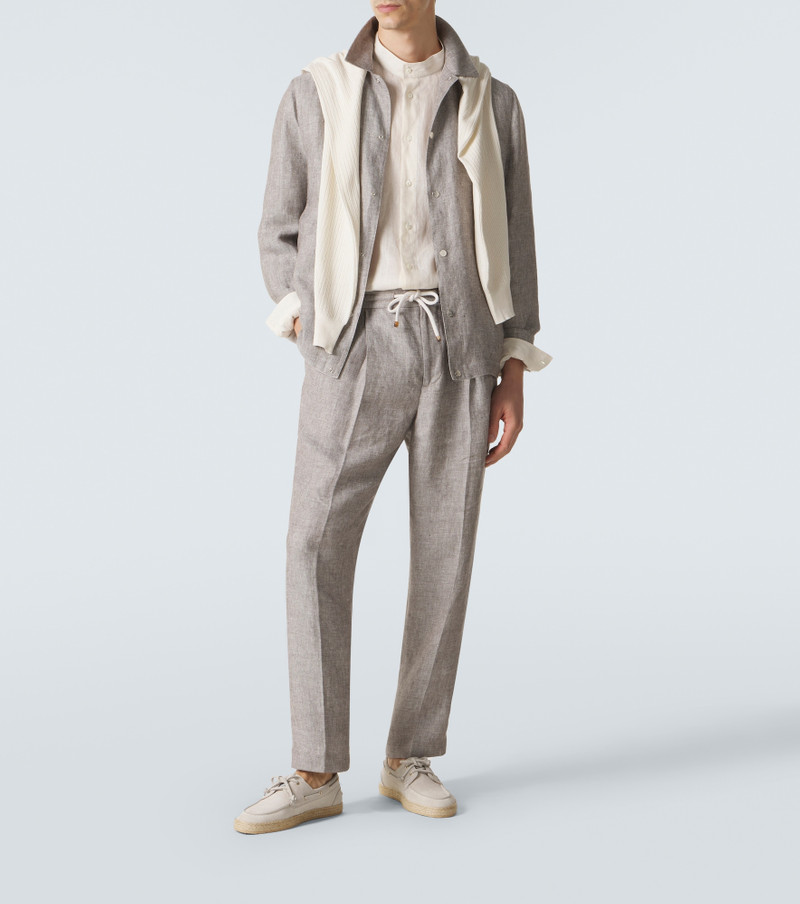 Brunello Cucinelli Suede boat shoes outlook
