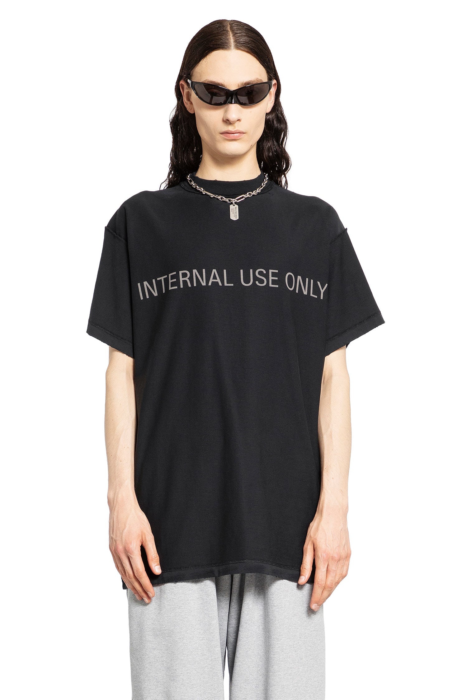 BALENCIAGA Internal-Use-Only-Inside-Out-Oversized-T-Shirt