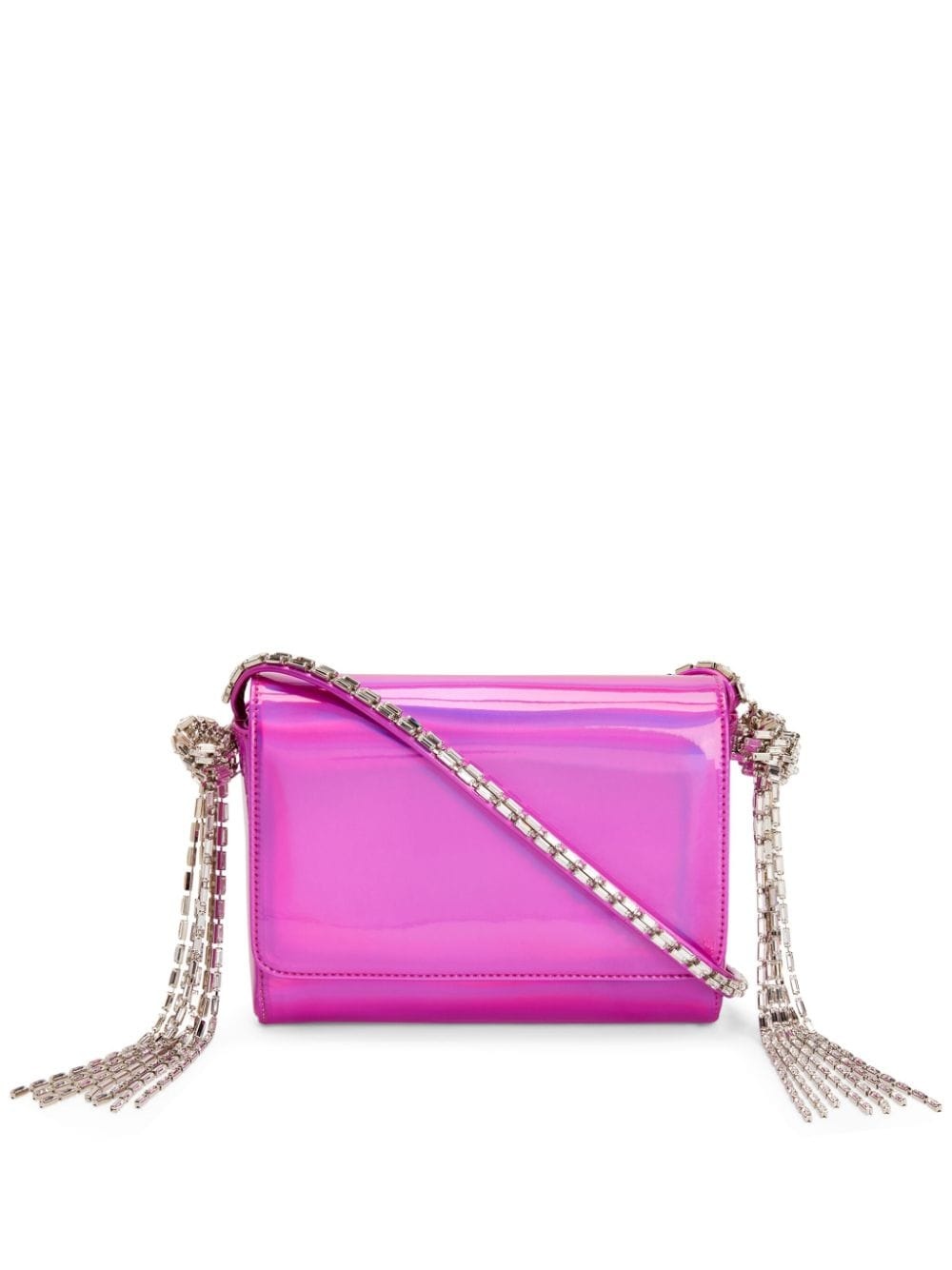 Geraldine crystal-embellished clutch bag - 1