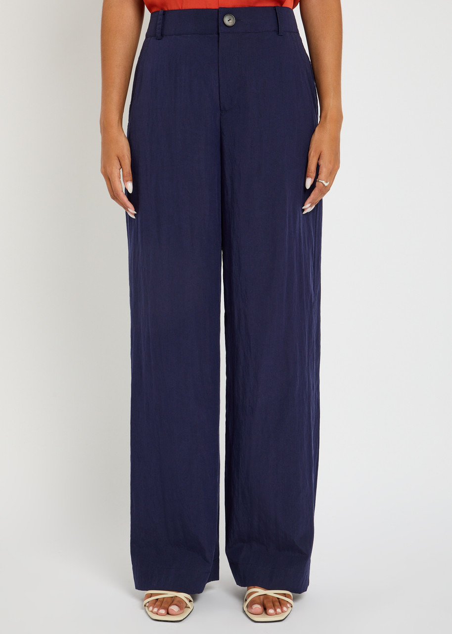 Vince Crinkled Woven Trousers - 2