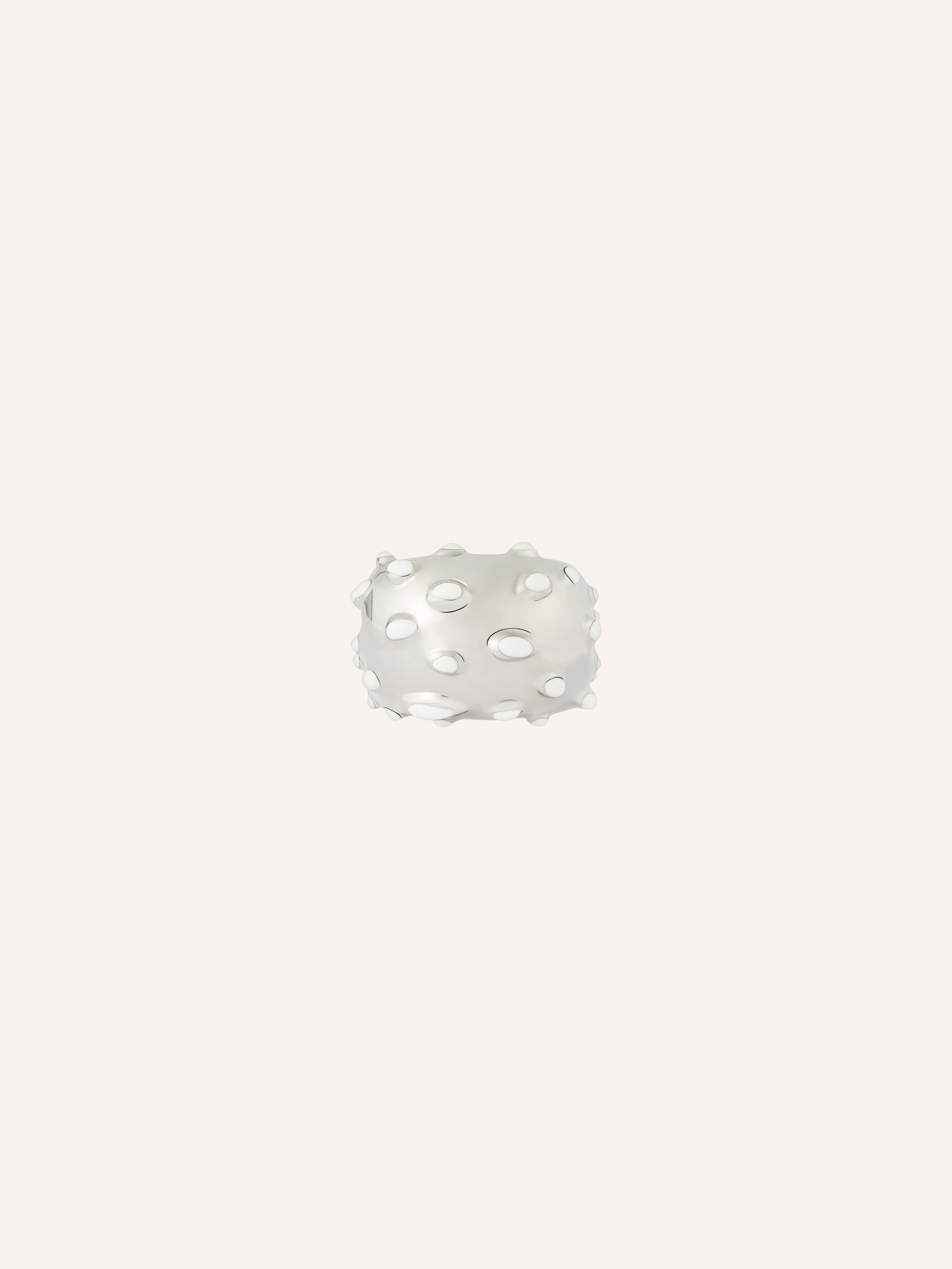 INFINITY FLECKED METAL RING - 4