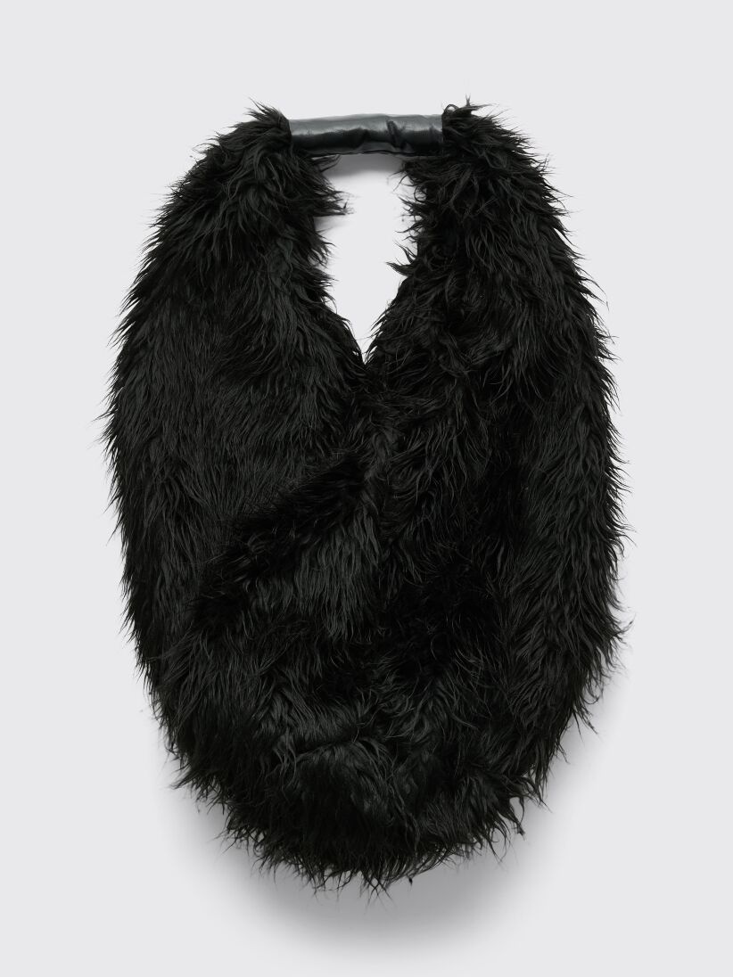 Our Legacy OUR LEGACY FAKE FUR DRIP BAG BLACK | tresbien | REVERSIBLE