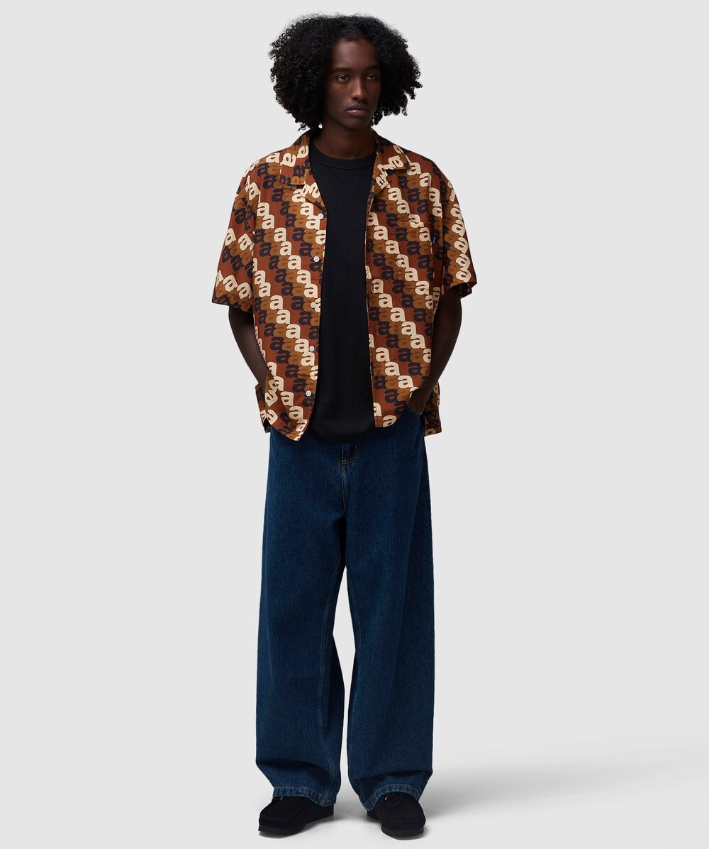 A print camp short sleeve shirt - 6